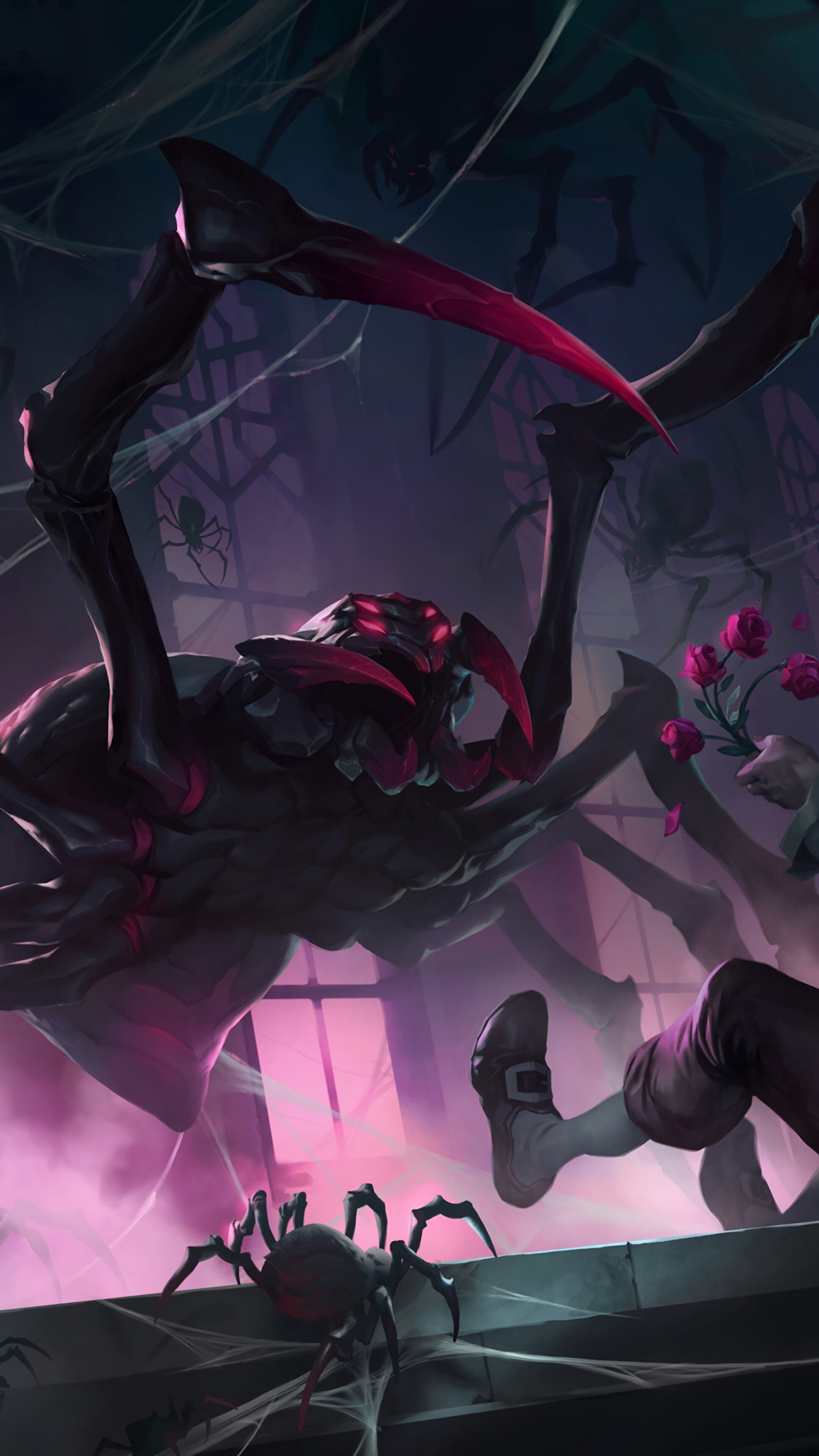 Arachnoid Host from Legends of Runeterra 4K HD Phone Wallpaper