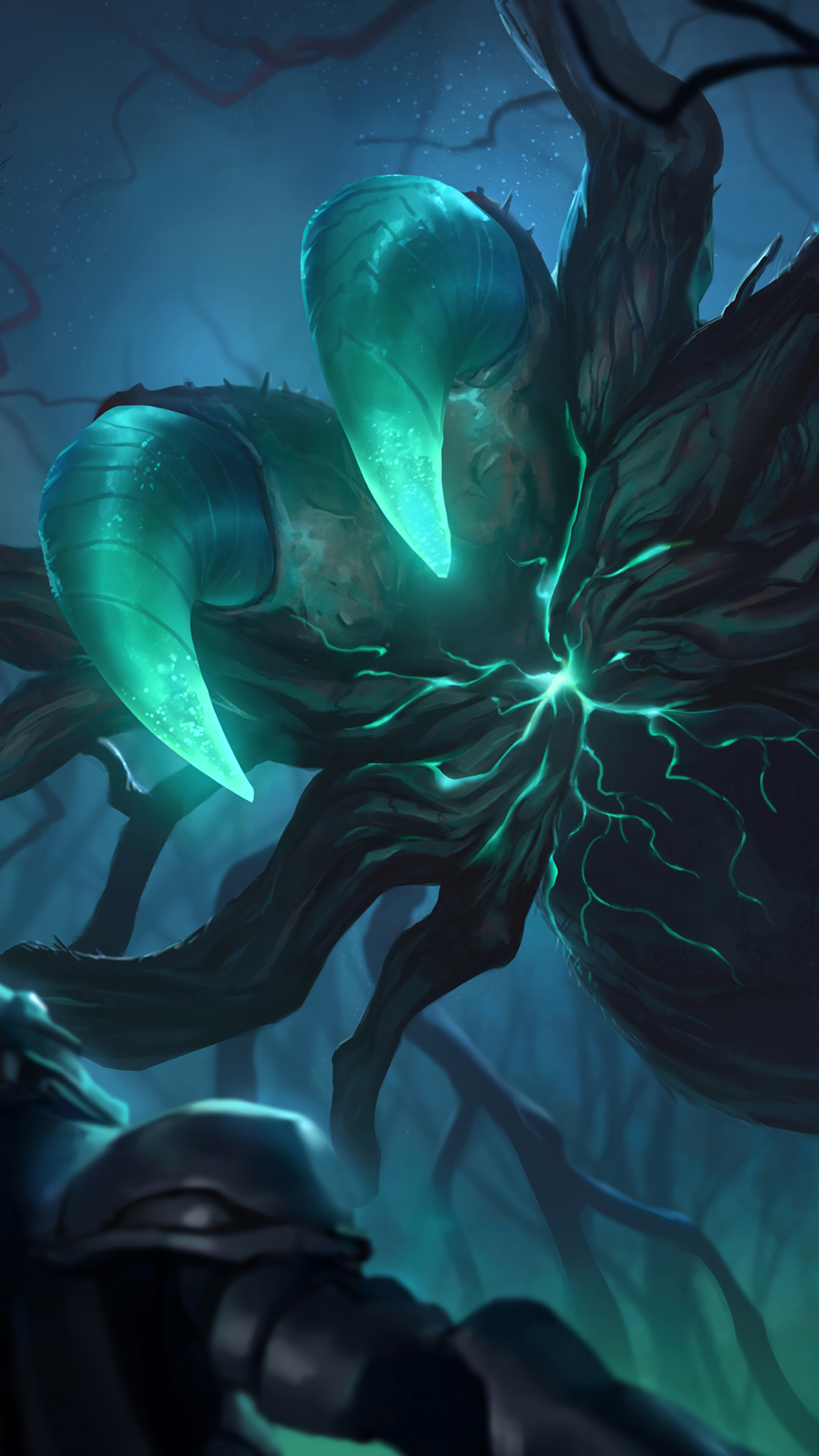 Arachnoid Horror from Legends of Runeterra 4K HD Phone Wallpaper