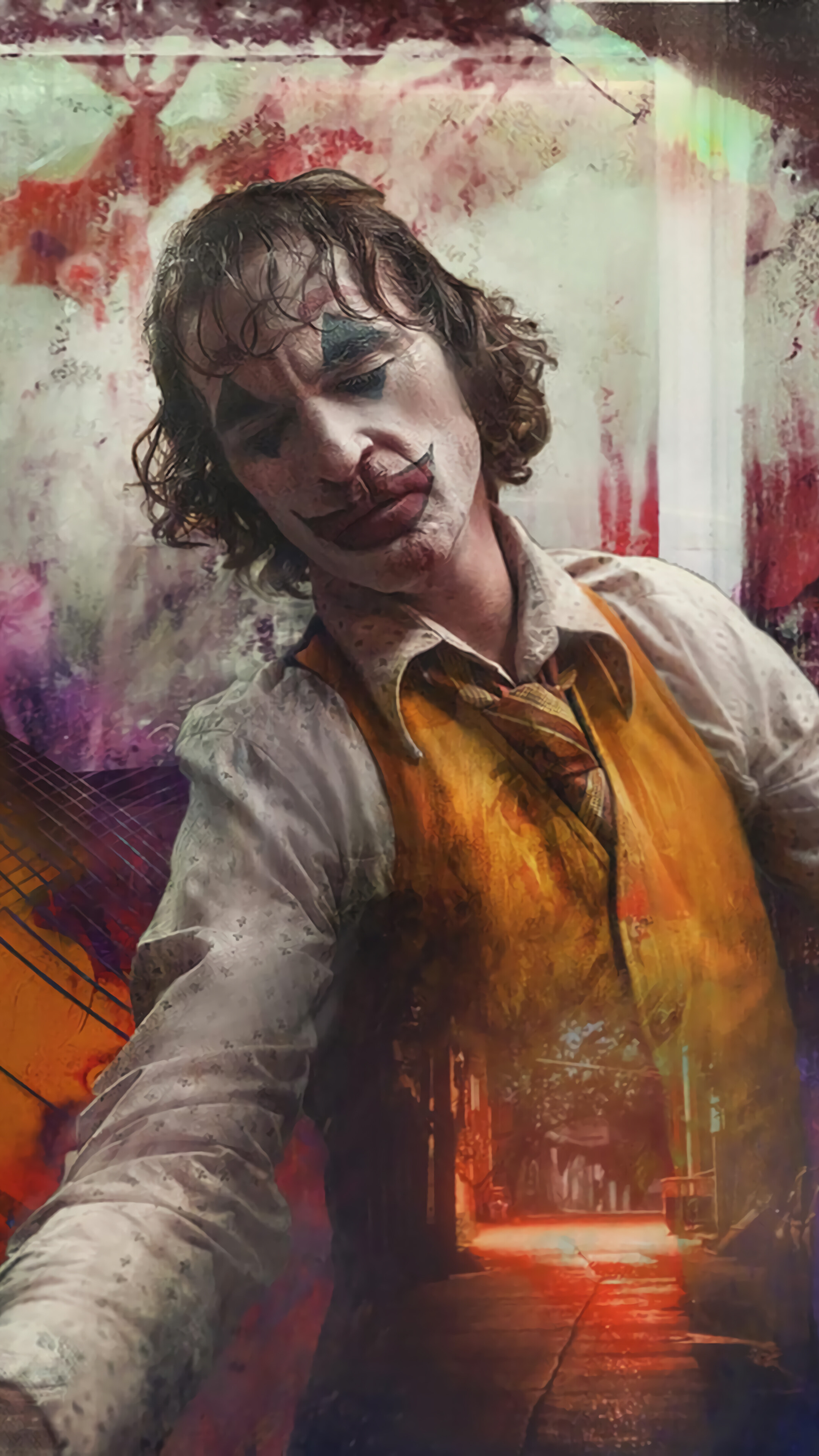 Joker from Joker (2019) 4K HD Phone Wallpaper