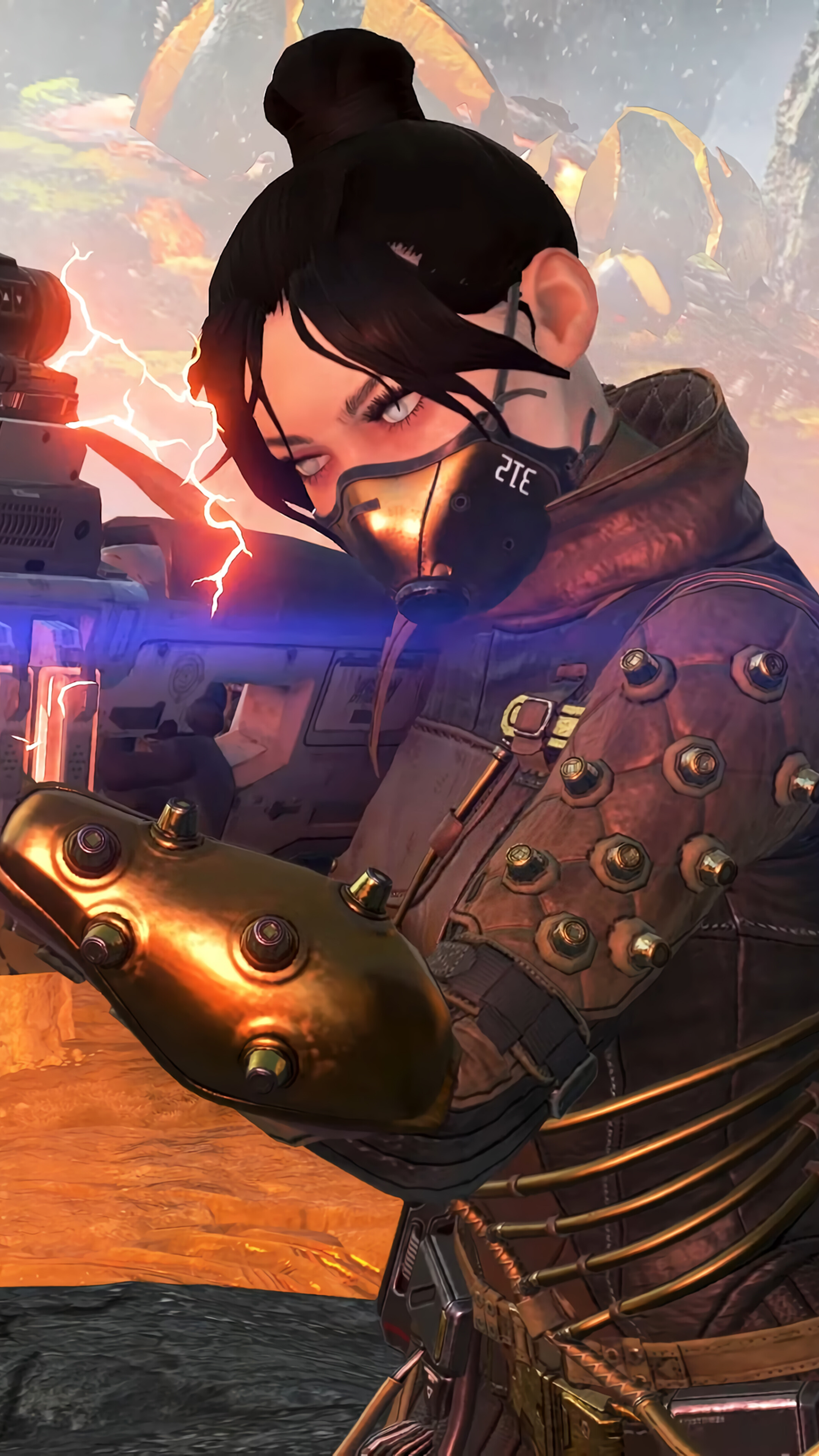 Wraith from Apex Legends with a new weapon HD Phone Wallpaper