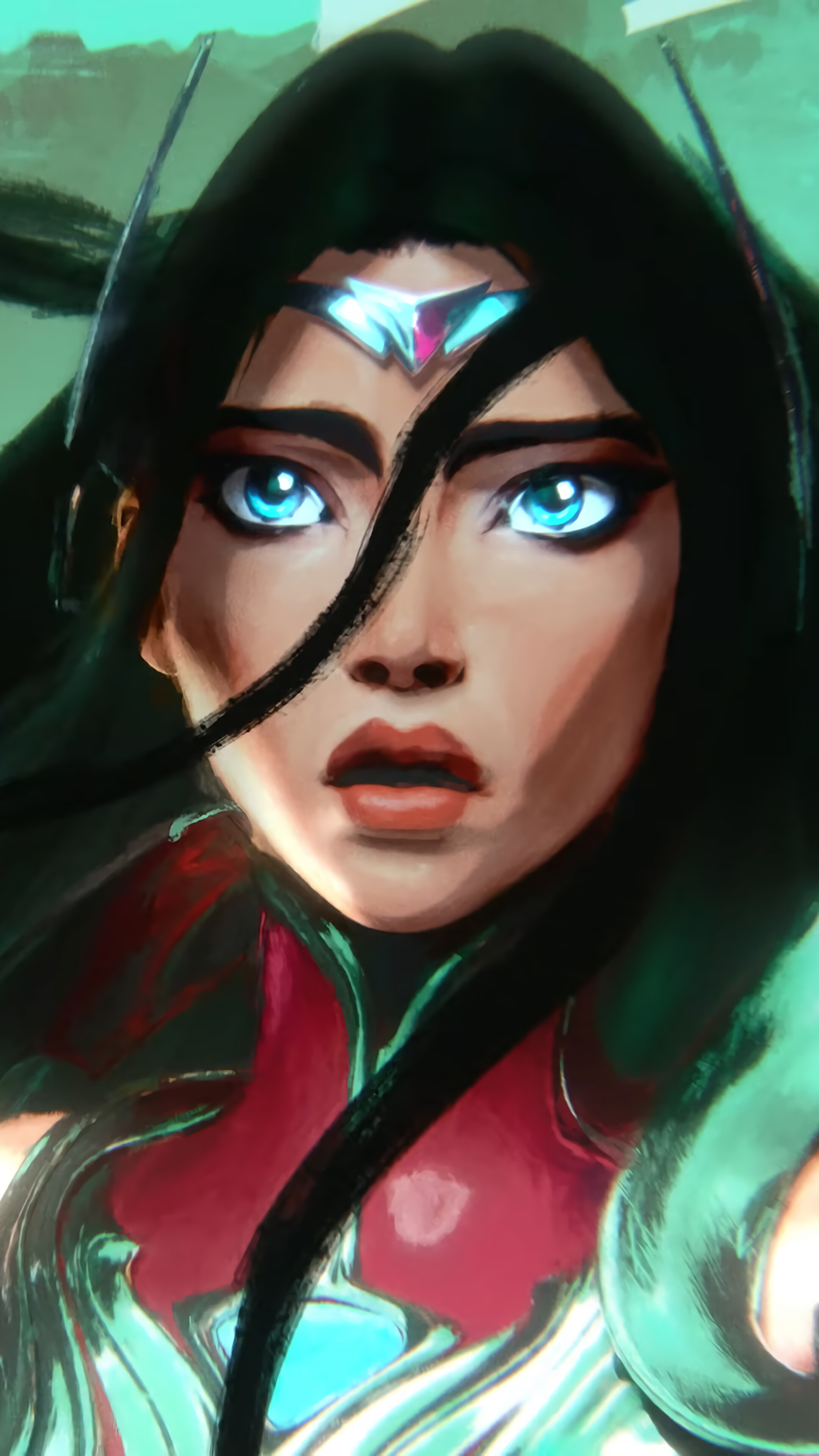 Irelia from LoL, Phoenix, 4k HD Phone Wallpaper