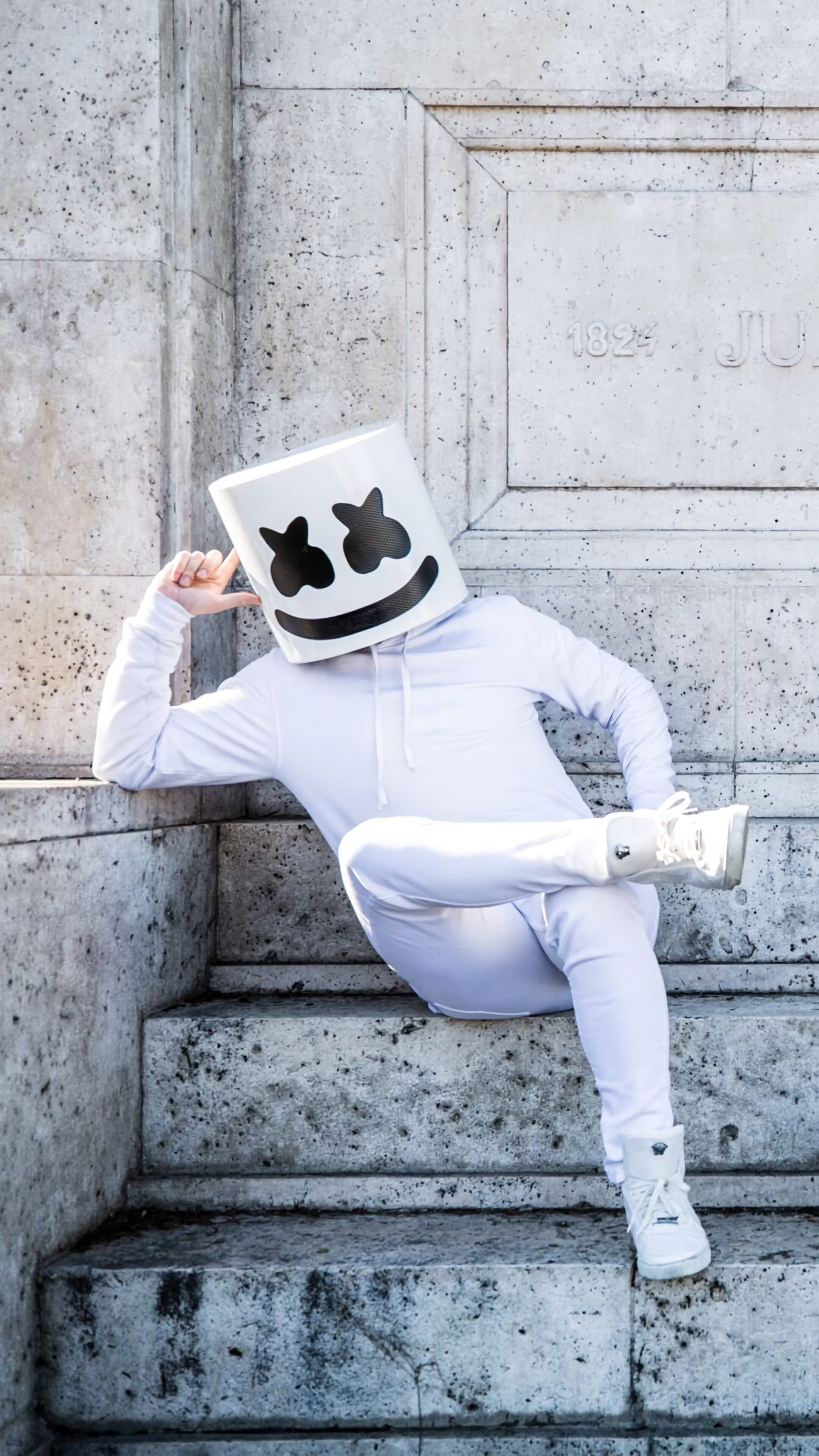 DJ Marshmello, 4k HD Phone Wallpaper
