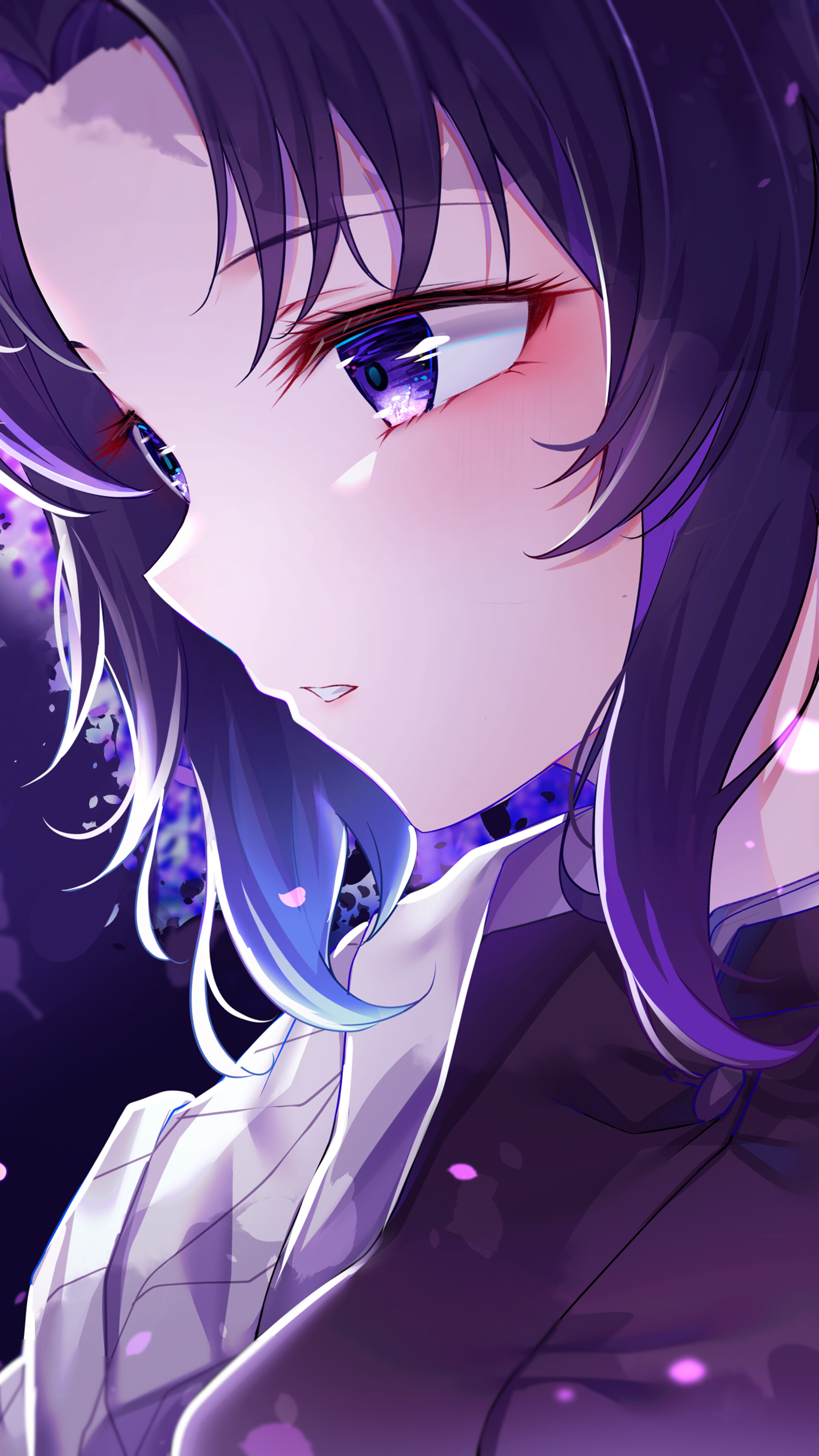 Shinobu Kocho, Kimetsu no Yaiba, Butterfly, 4k HD Phone Wallpaper