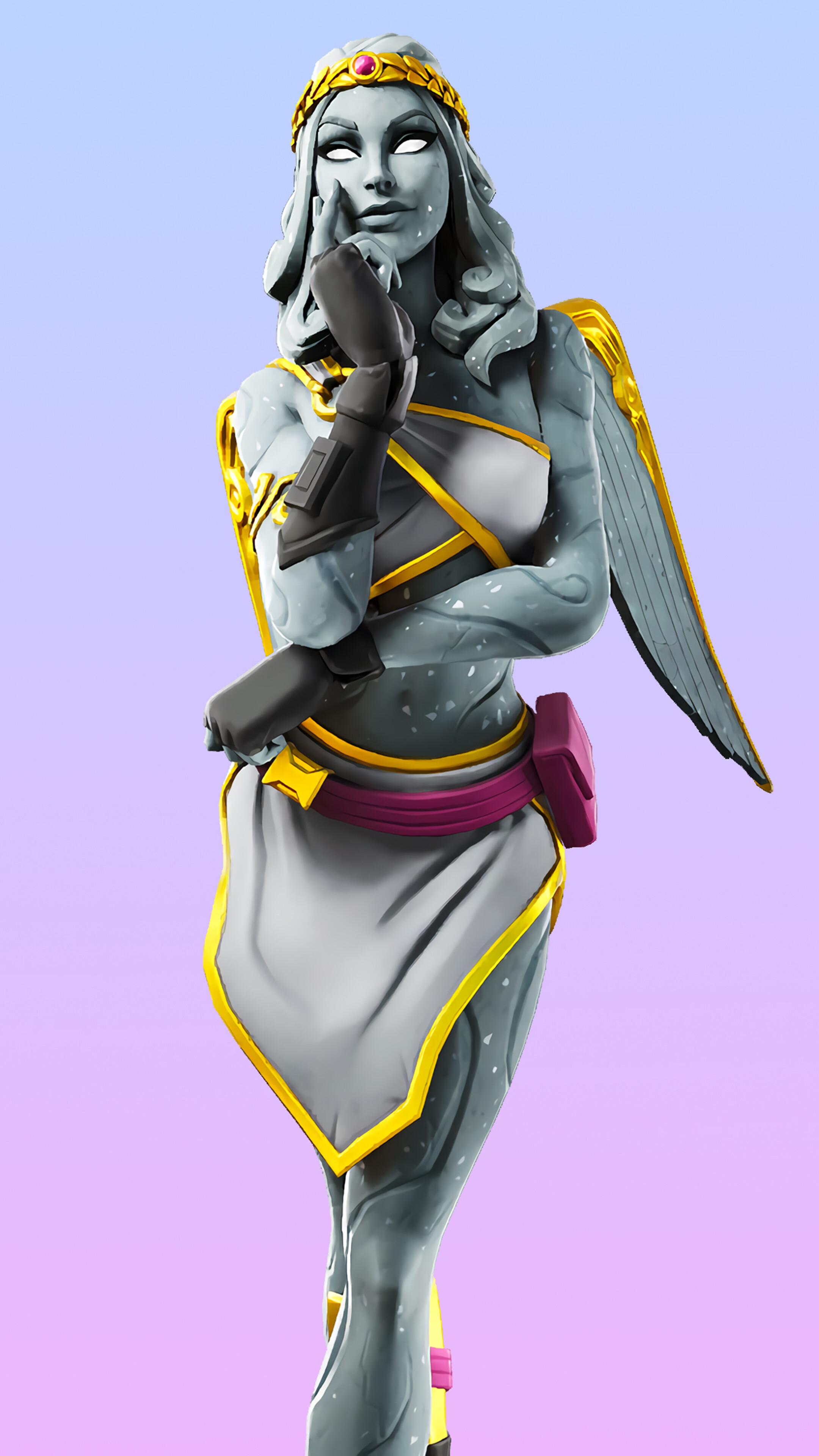 Stoneheart from Fortnite 4K HD Phone Wallpaper