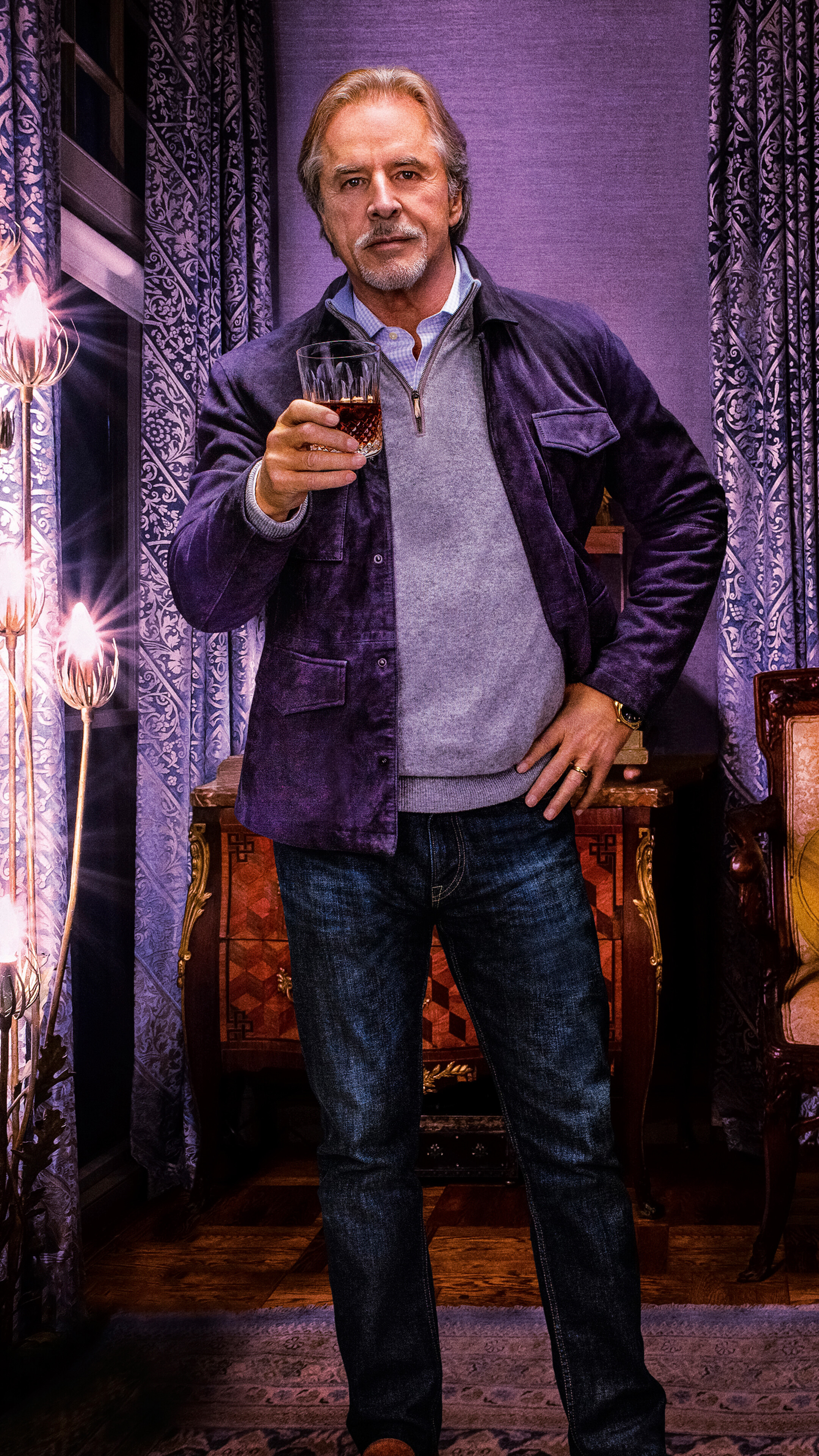 Don Johnson in Knives Out 4K HD Phone Wallpaper
