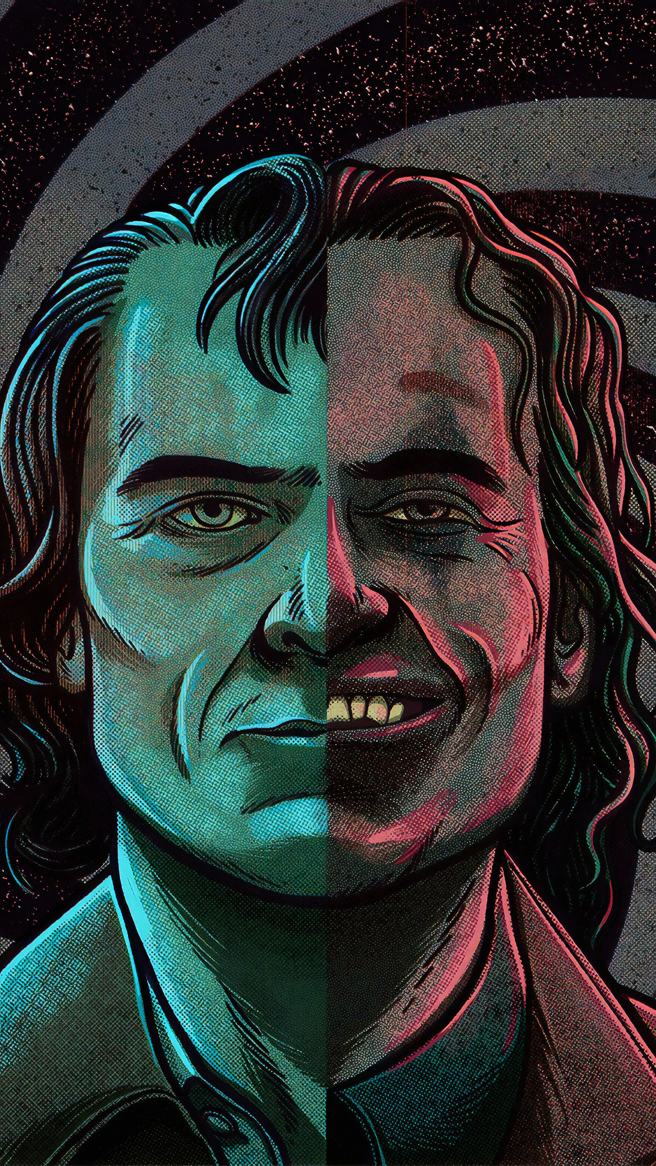 Joker (2019) by Joaquin Phoenix 4K HD Phone Wallpaper