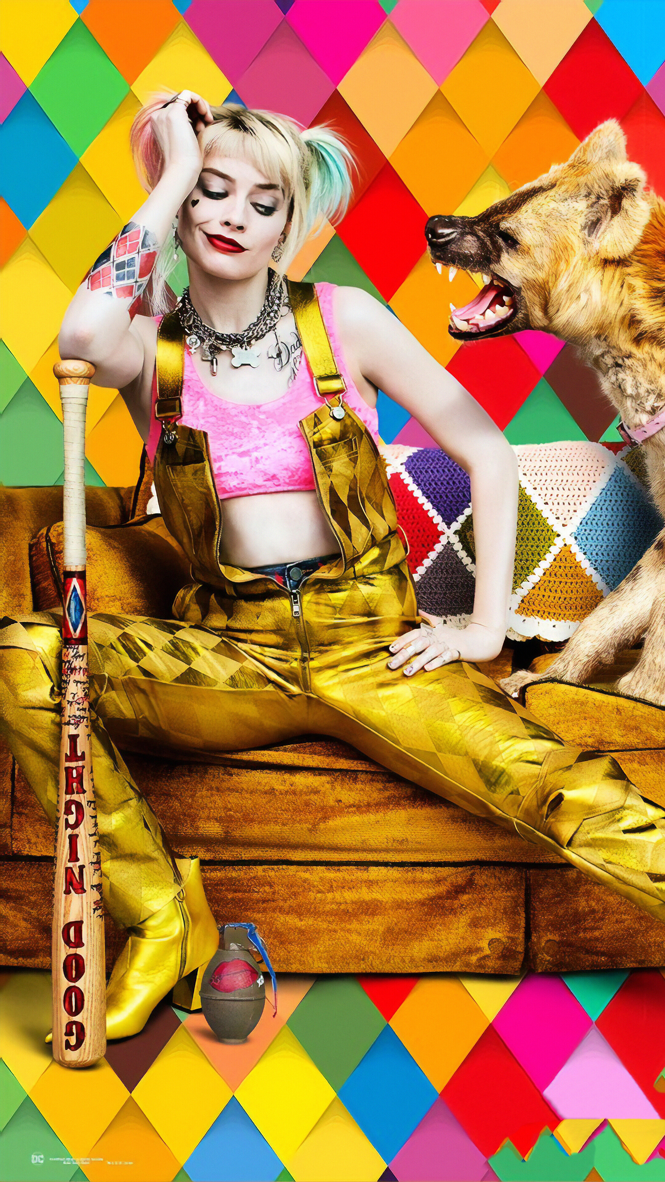 Harley Quinn, Birds of Prey, Poster, 2020, 4k HD Phone Wallpaper