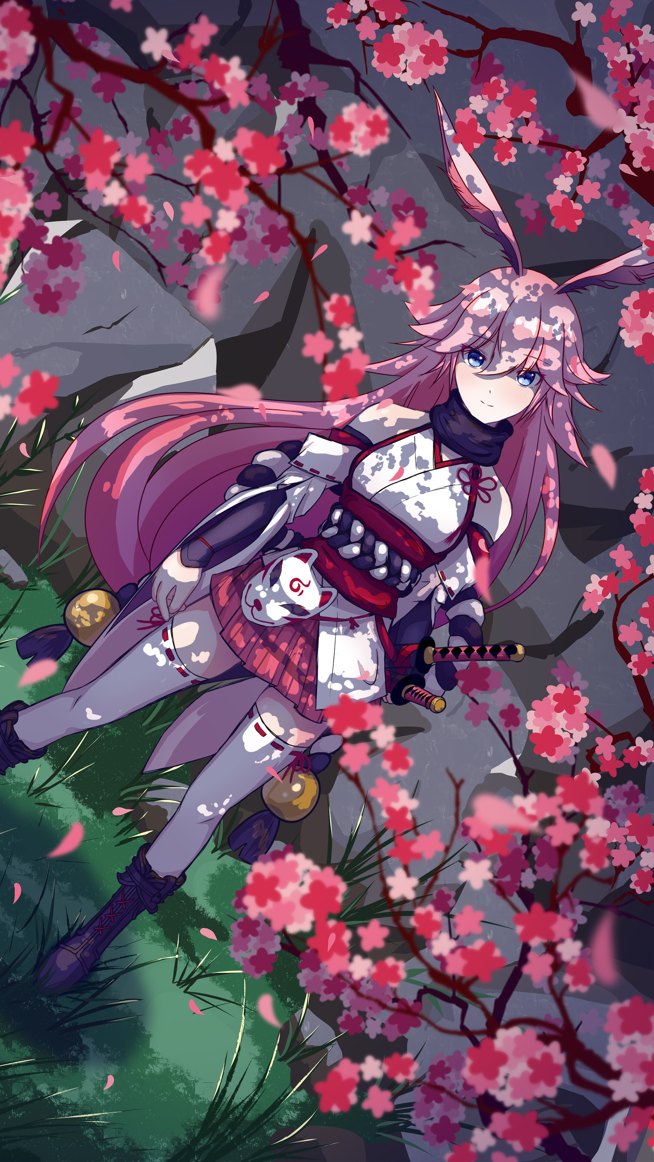 Yae Sakura from Honkai Impact 3rd 4K HD Phone Wallpaper