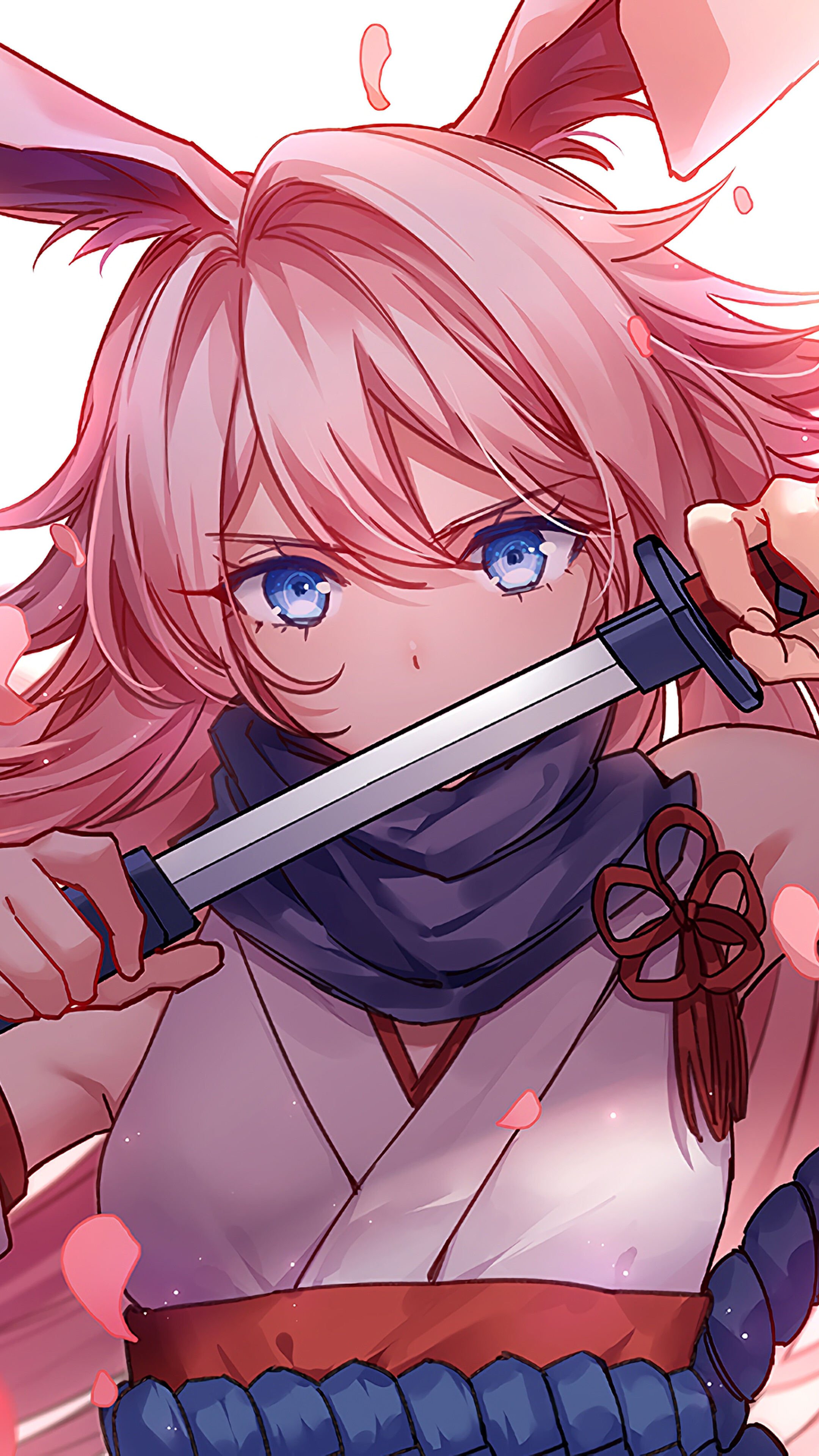 Yae Sakura from Honkai Impact 3rd with Katana HD Phone Wallpaper