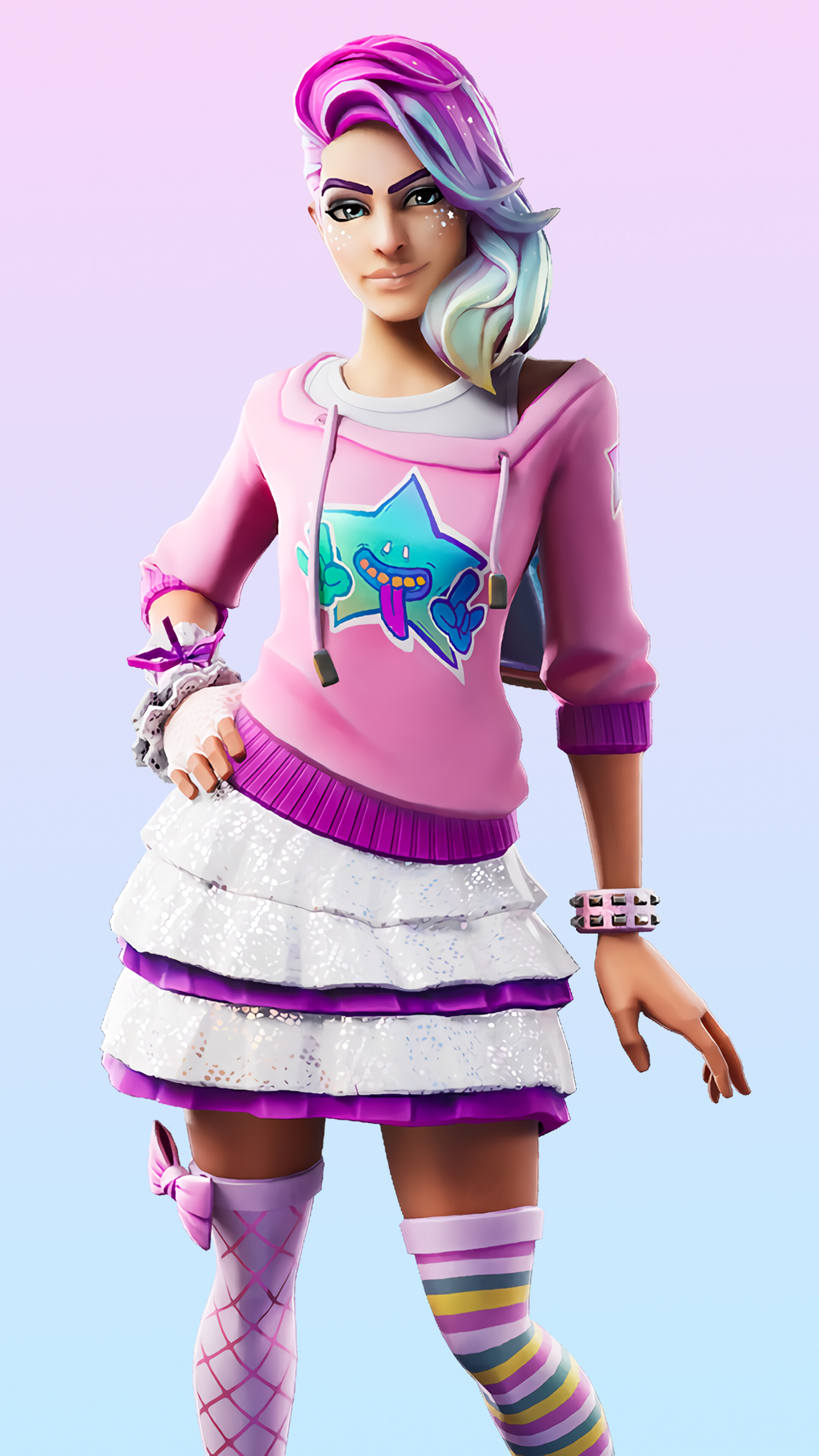 Starlie from Fortnite 4K HD Phone Wallpaper