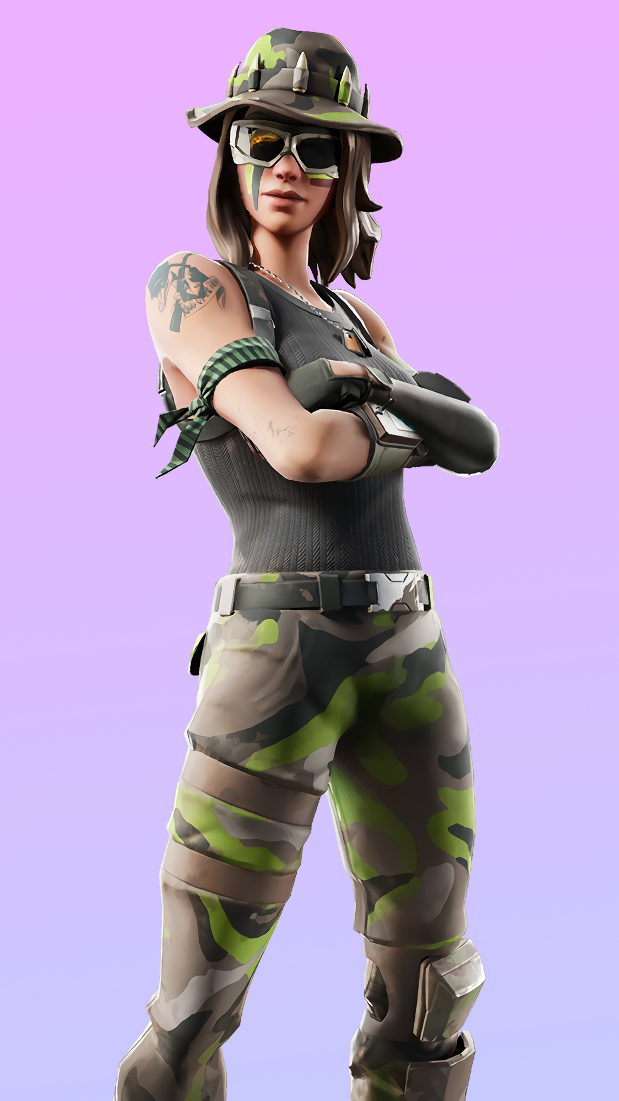Swamp Stalker from Fortnite 4K HD Phone Wallpaper