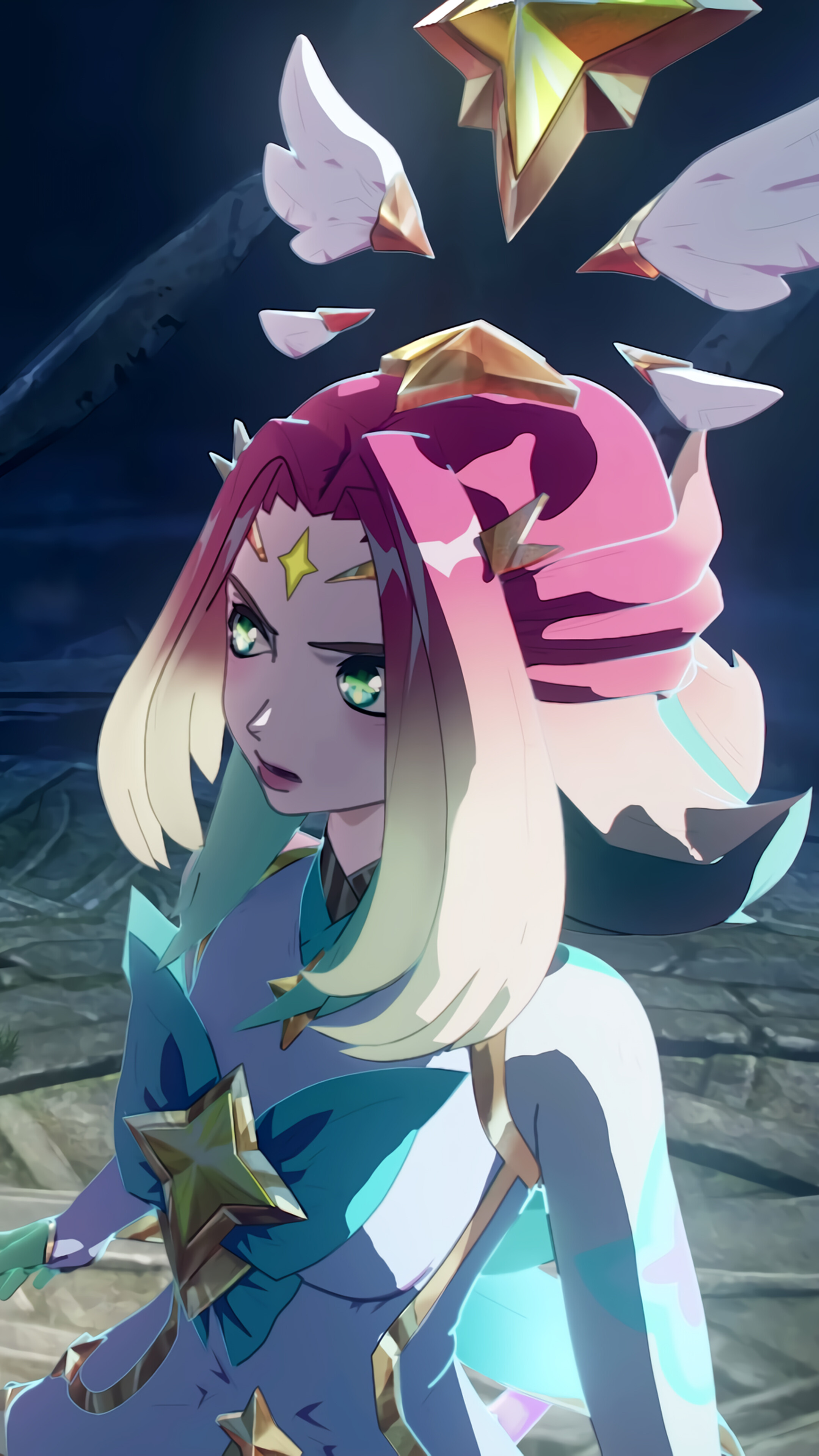 Star Guardian Neeko from League of Legends 4K HD Phone Wallpaper