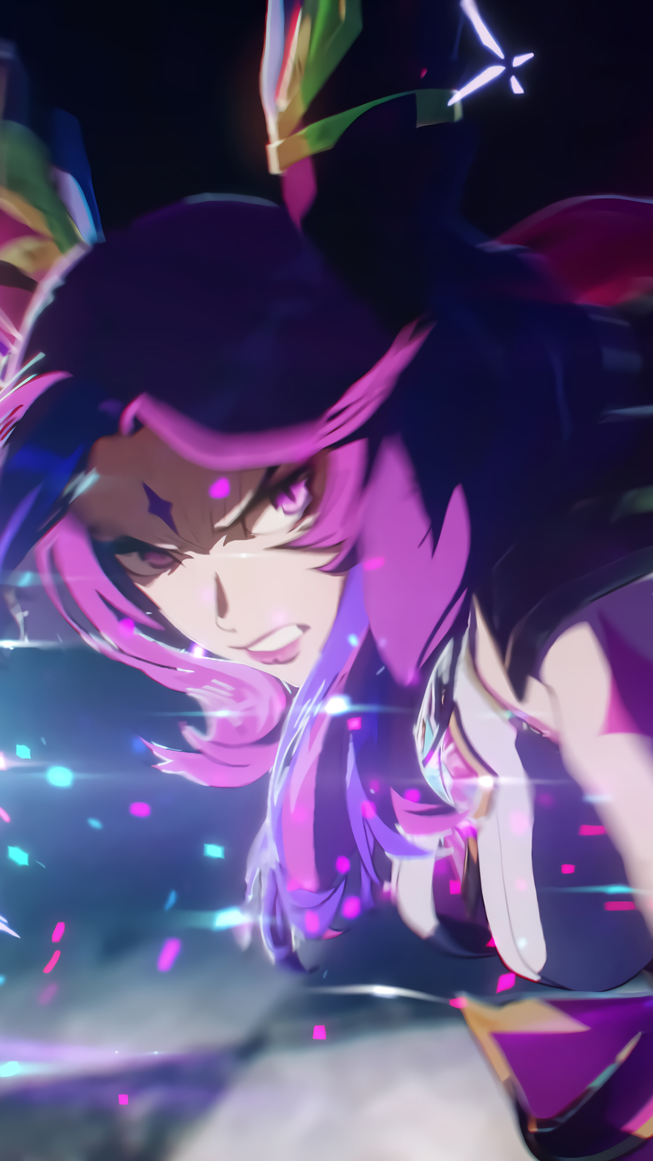 Xayah from League of Legends, Star Guardian HD Phone Wallpaper