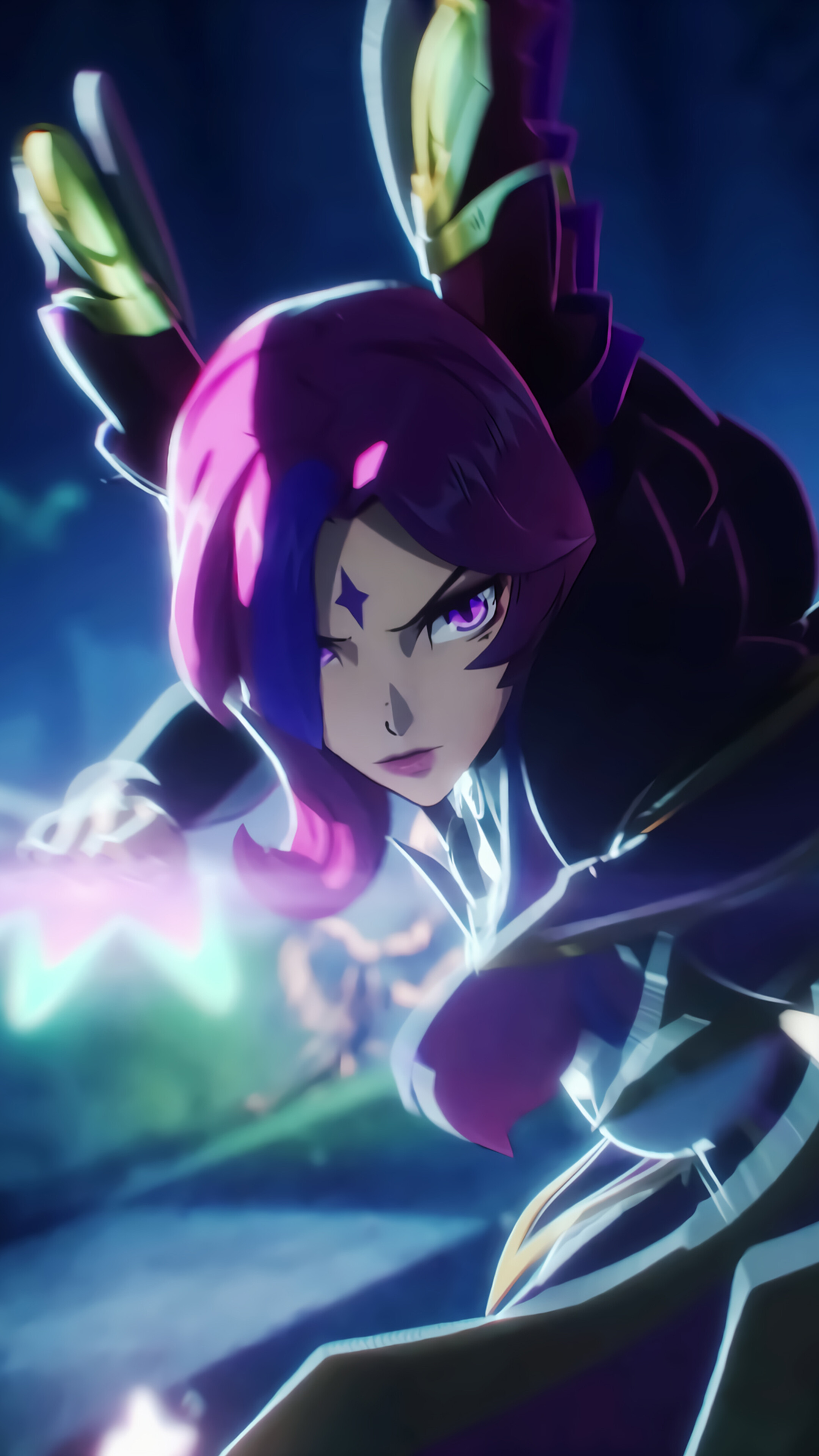 Xayah from League of Legends, Star Guardian HD Phone Wallpaper