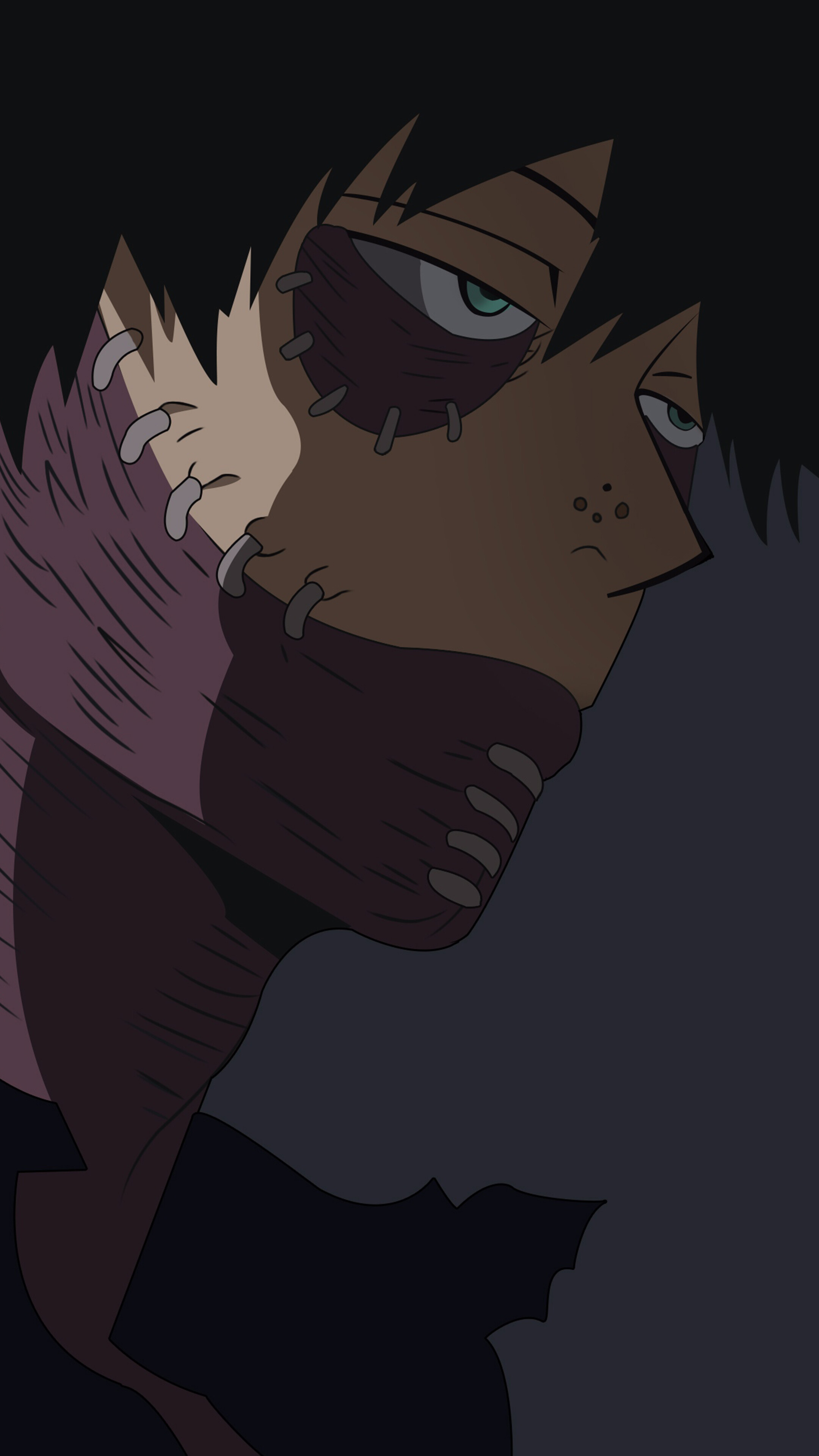 Dabi from My Hero Academia 4K HD Phone Wallpaper