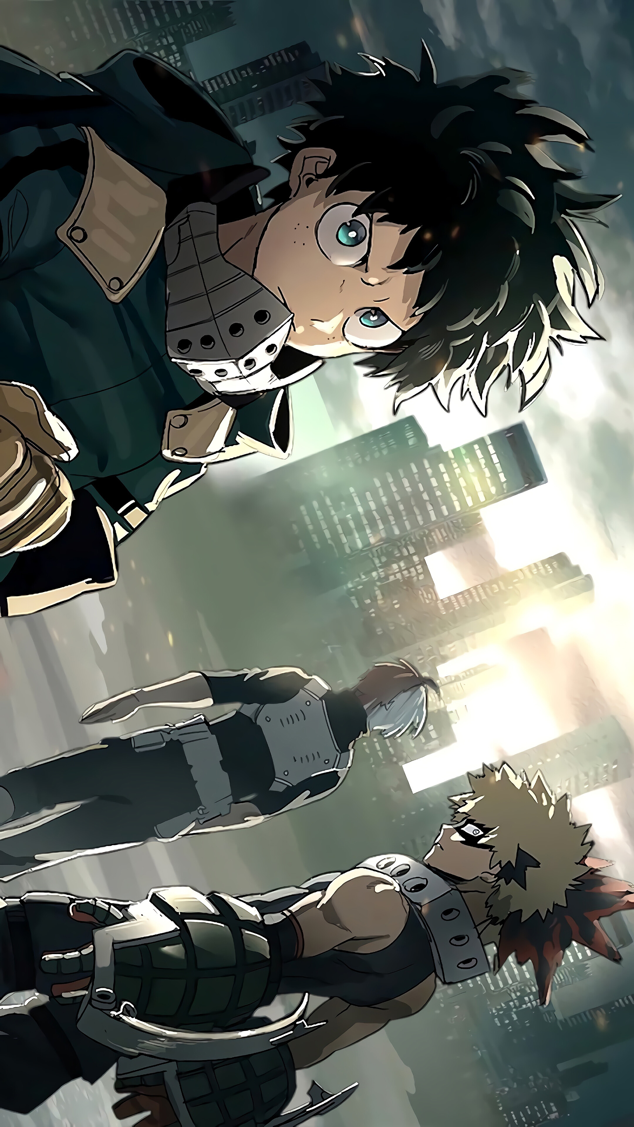 My Hero Academia Izuku, Katsuki, Shoto, 4k HD Phone Wallpaper