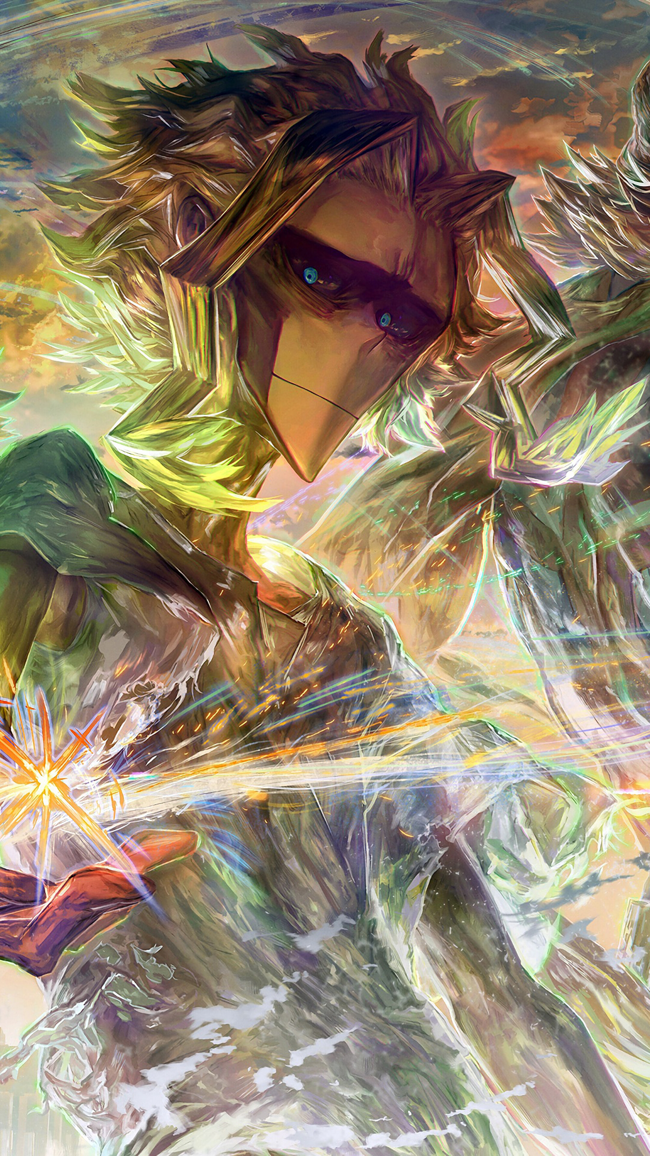 All Might from My Hero Academia 4K HD Phone Wallpaper