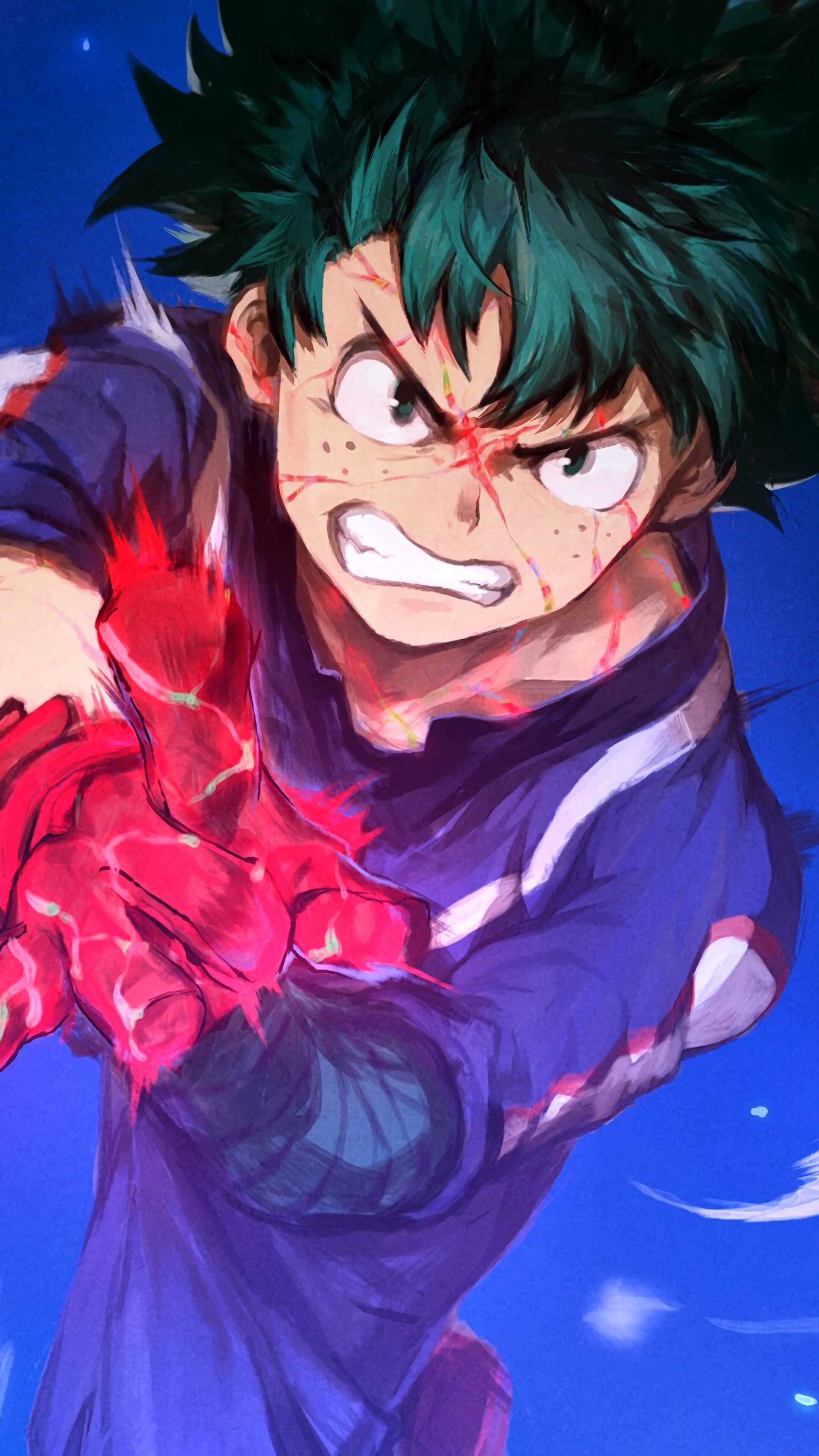 Izuku Midoriya from My Hero Academia 4K HD Phone Wallpaper