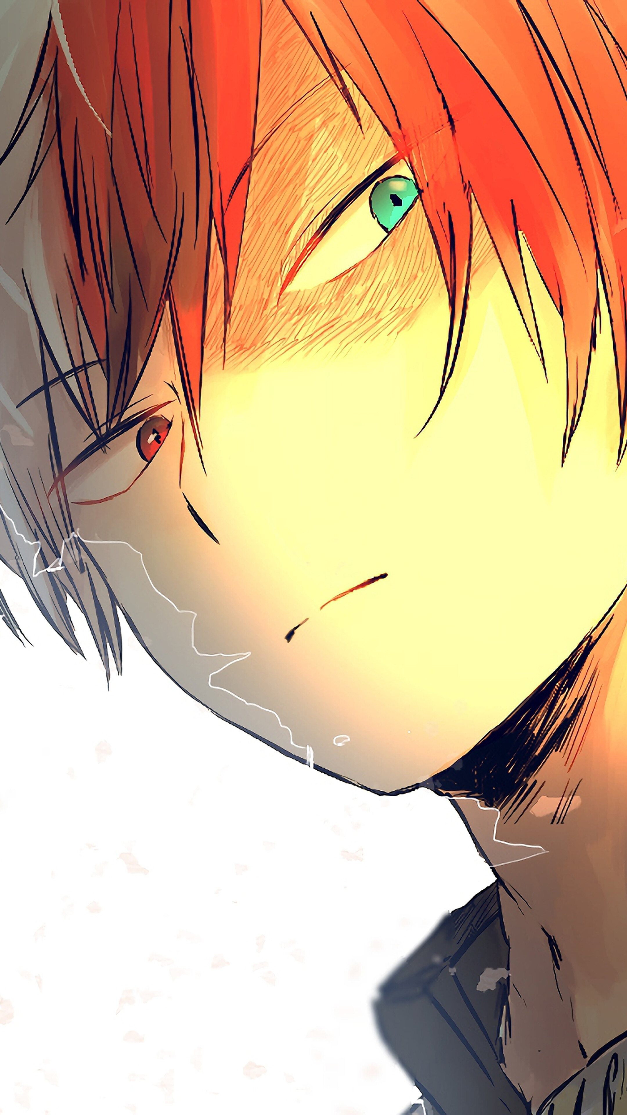 Shoto Todoroki from My Hero Academia 4K HD Phone Wallpaper