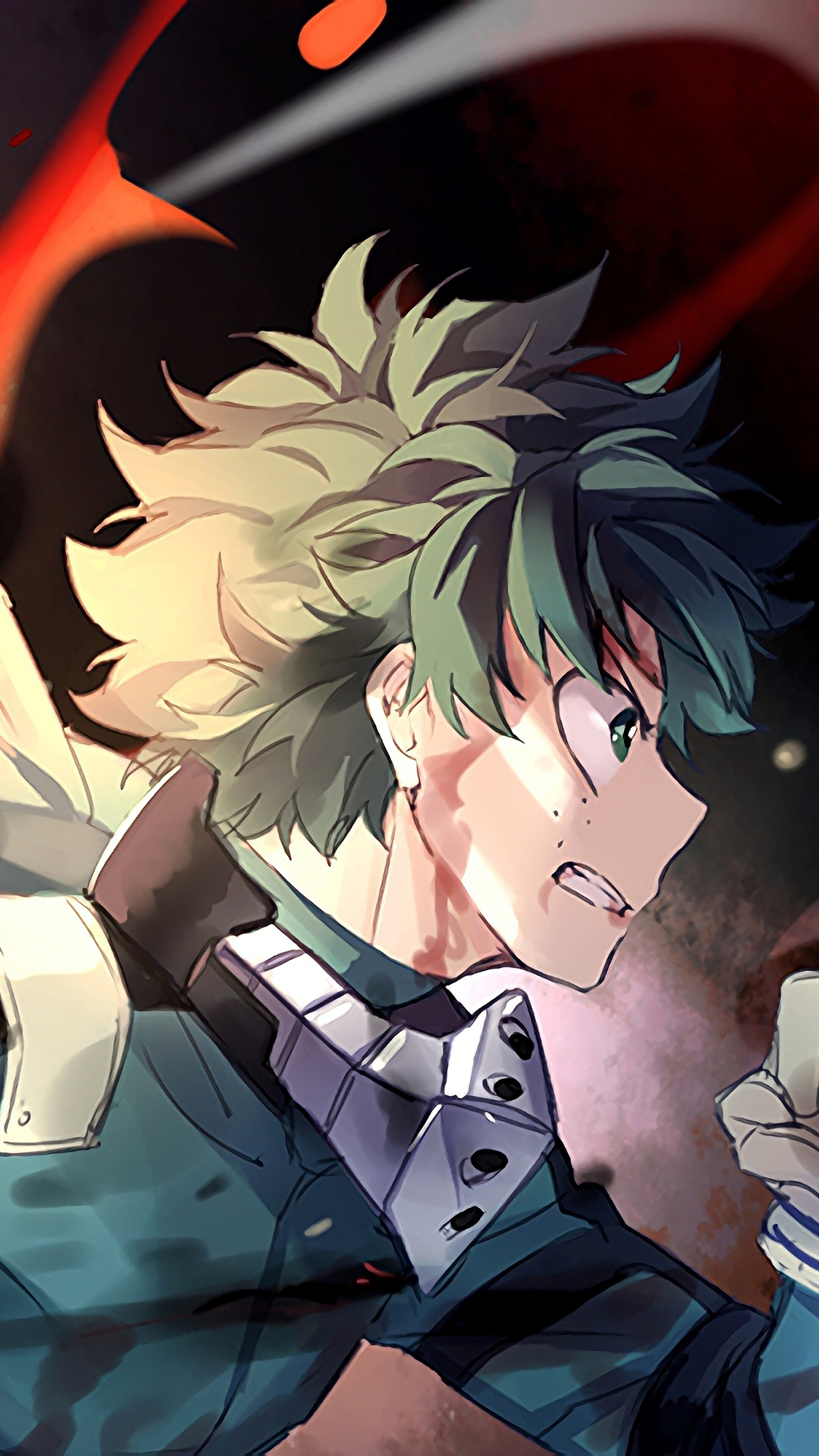 Shoto Todoroki, Izuku Midoriya, [My Hero Academia], 4k HD Phone Wallpaper