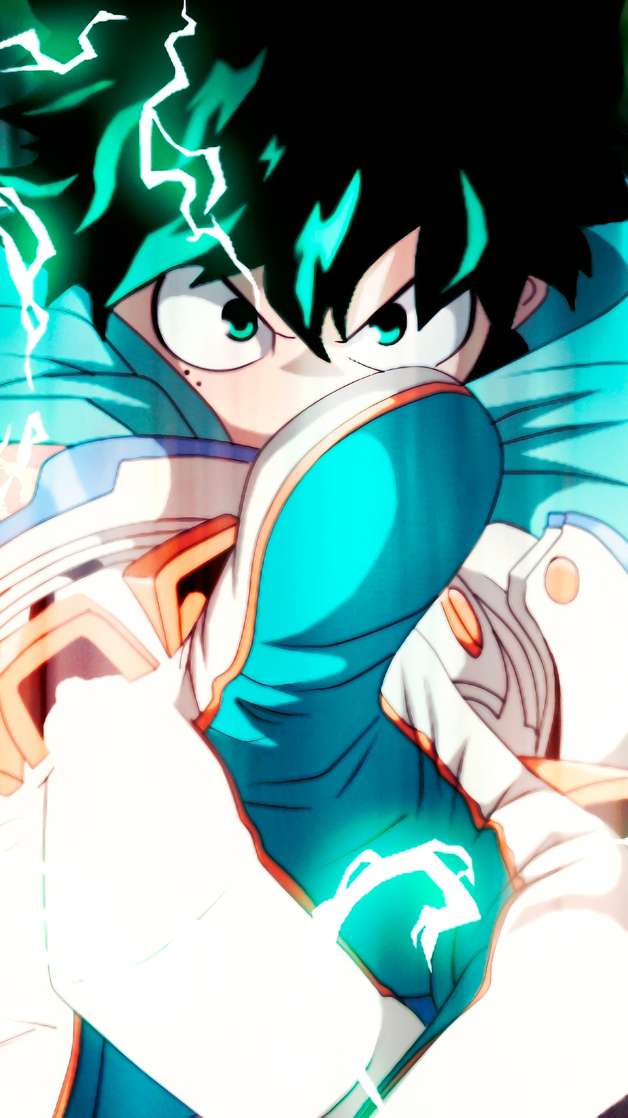 Izuku Midoriya from My Hero Academia 4K HD Phone Wallpaper