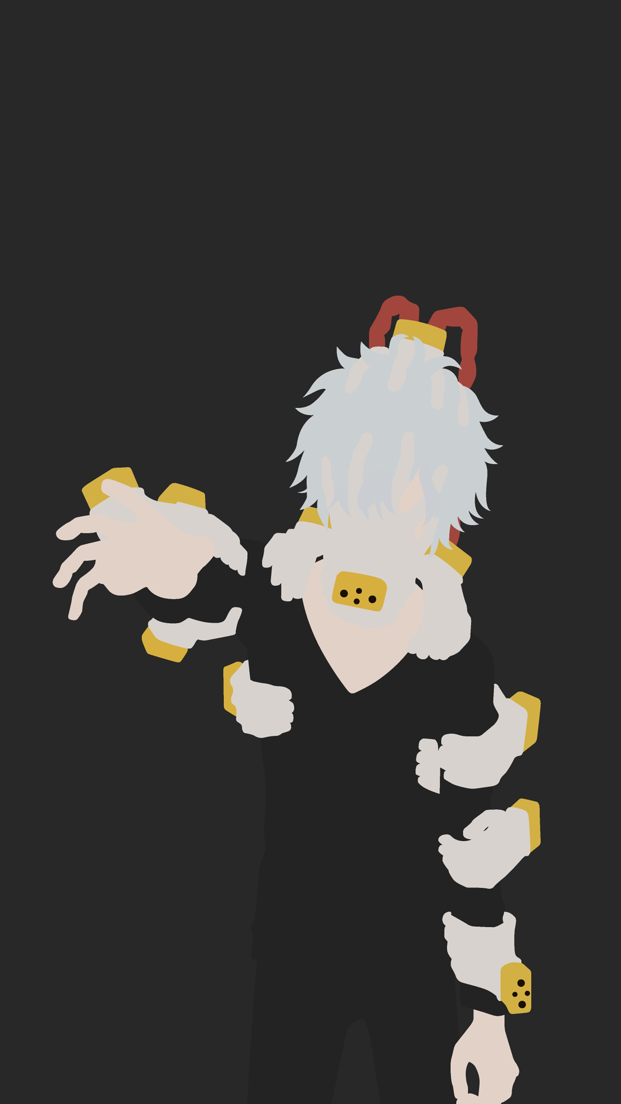 Tomura Shigaraki, [My Hero Academia], Minimalist, 4k HD Phone Wallpaper