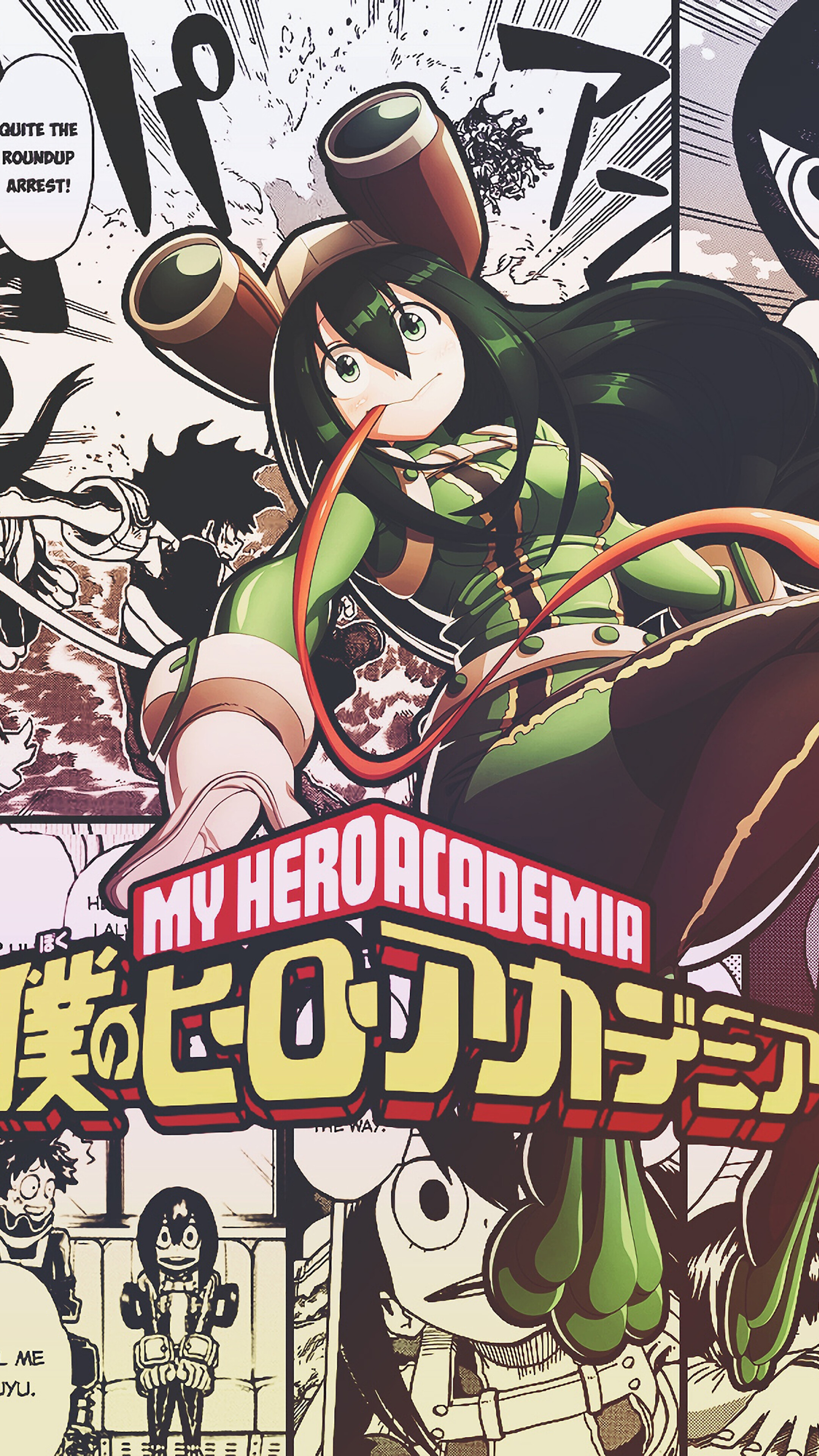 Tsuyu Asui from My Hero Academia 4K HD Phone Wallpaper