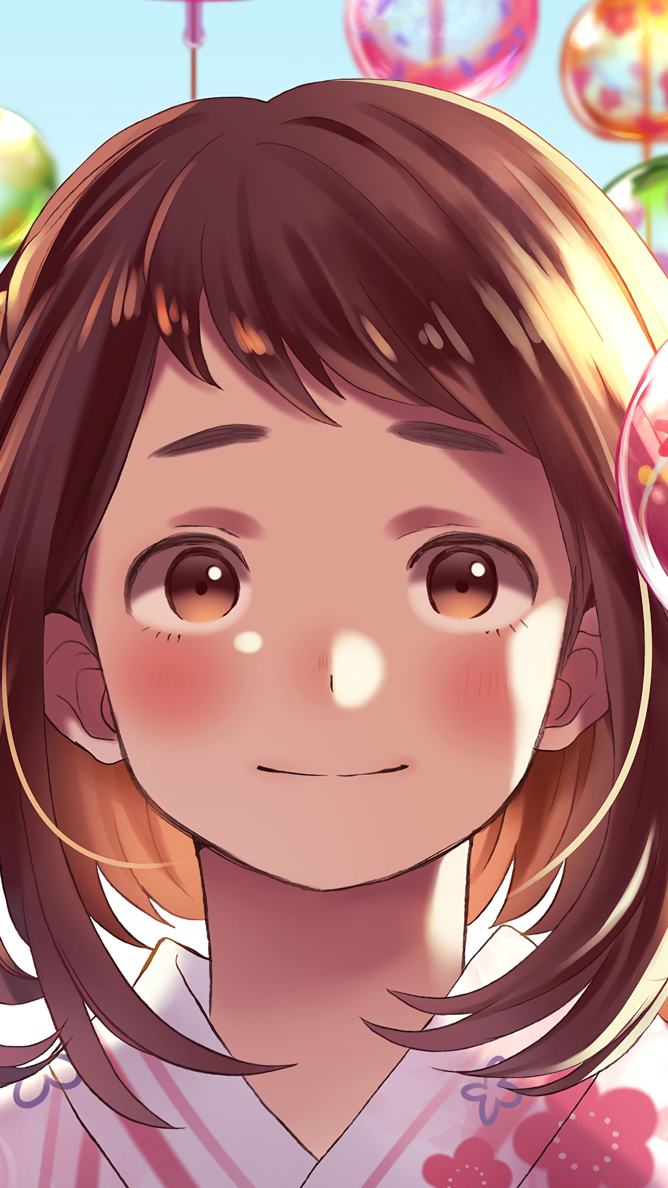 Ochaco Uraraka from My Hero Academia 4K HD Phone Wallpaper
