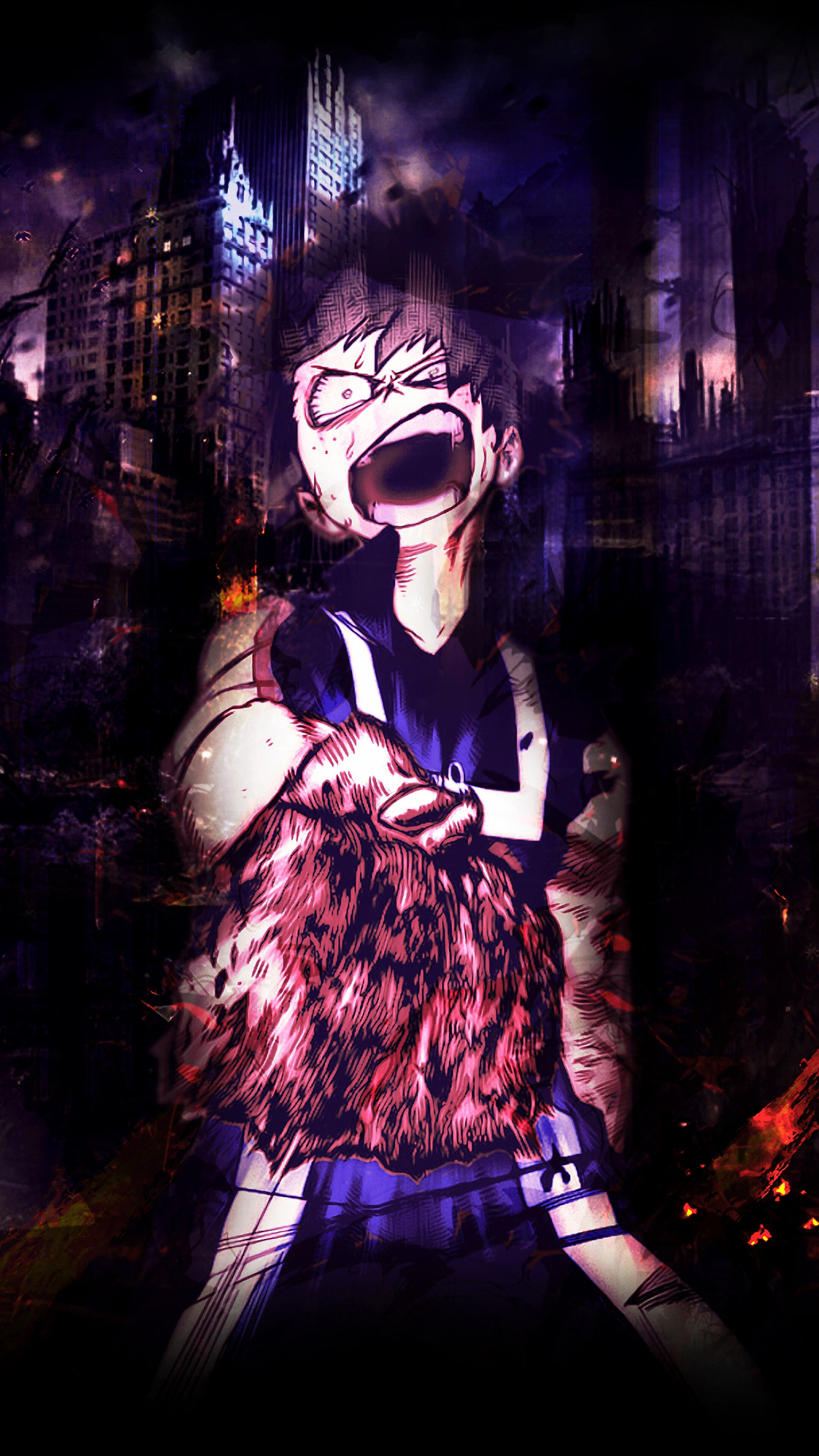 Izuku Midoriya from My Hero Academia 4K HD Phone Wallpaper