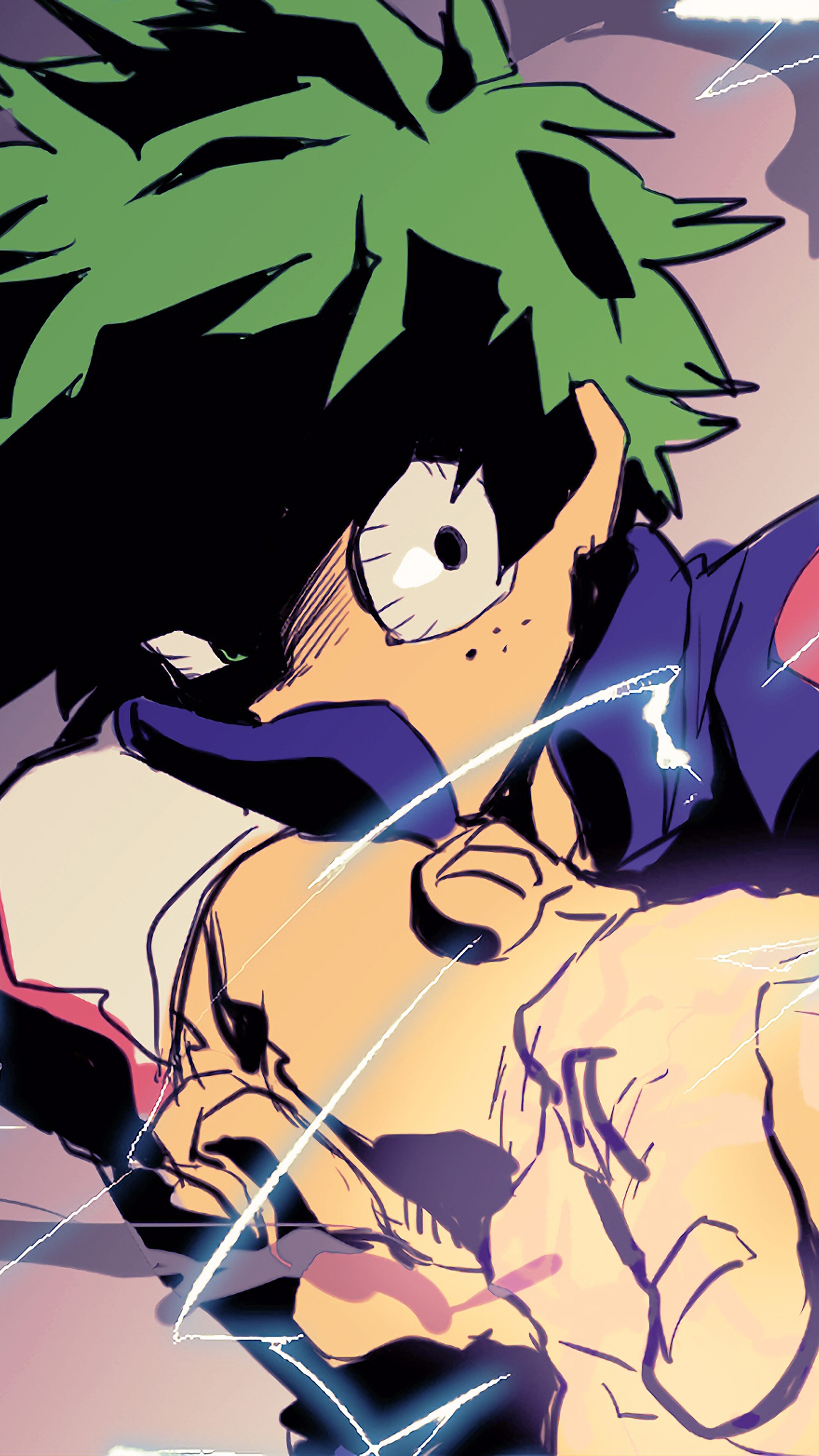Izuku Midoriya from My Hero Academia 4K HD Phone Wallpaper