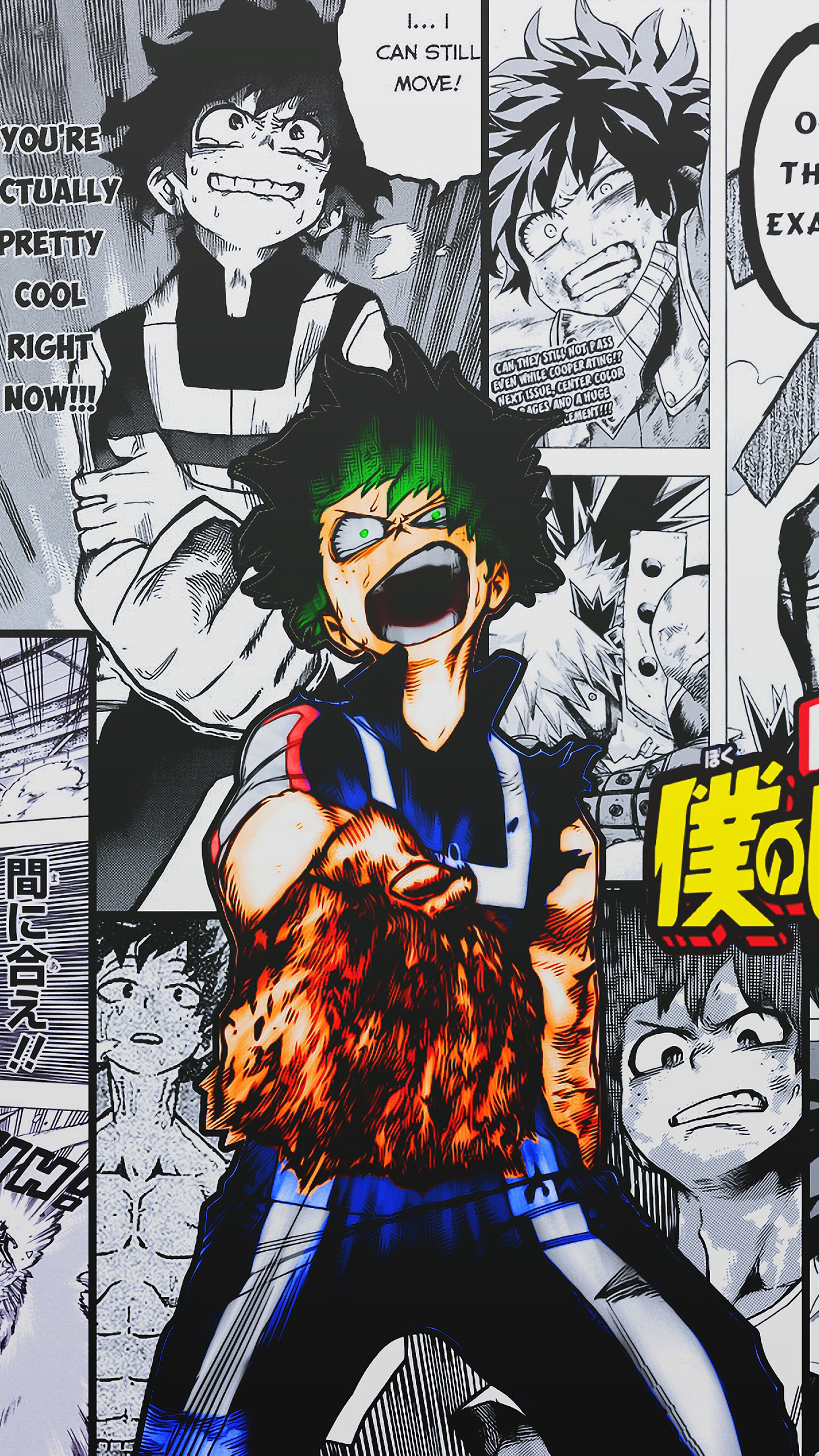 Izuku Midoriya from My Hero Academia 4K HD Phone Wallpaper