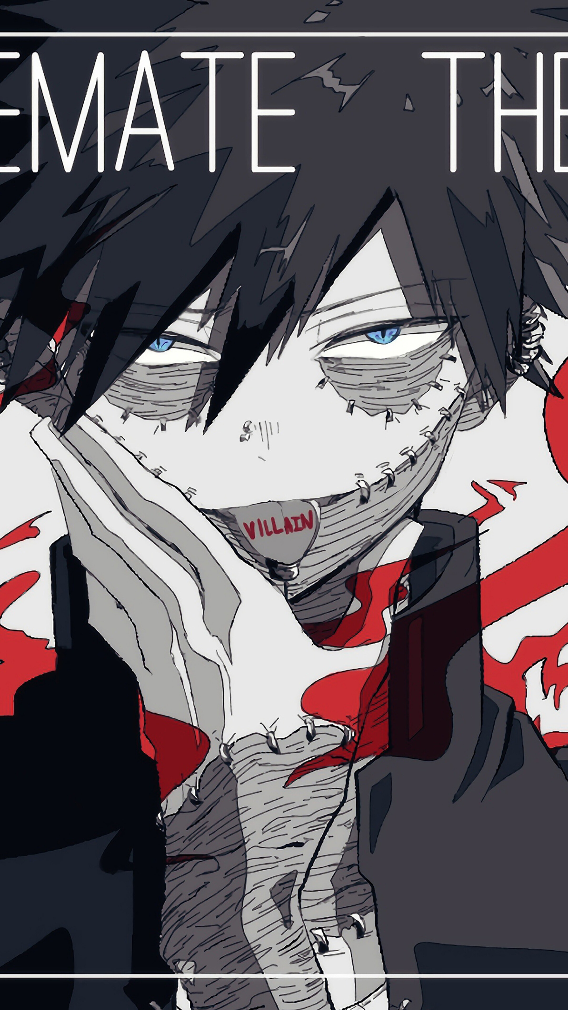 Dabi from My Hero Academia 4K HD Phone Wallpaper