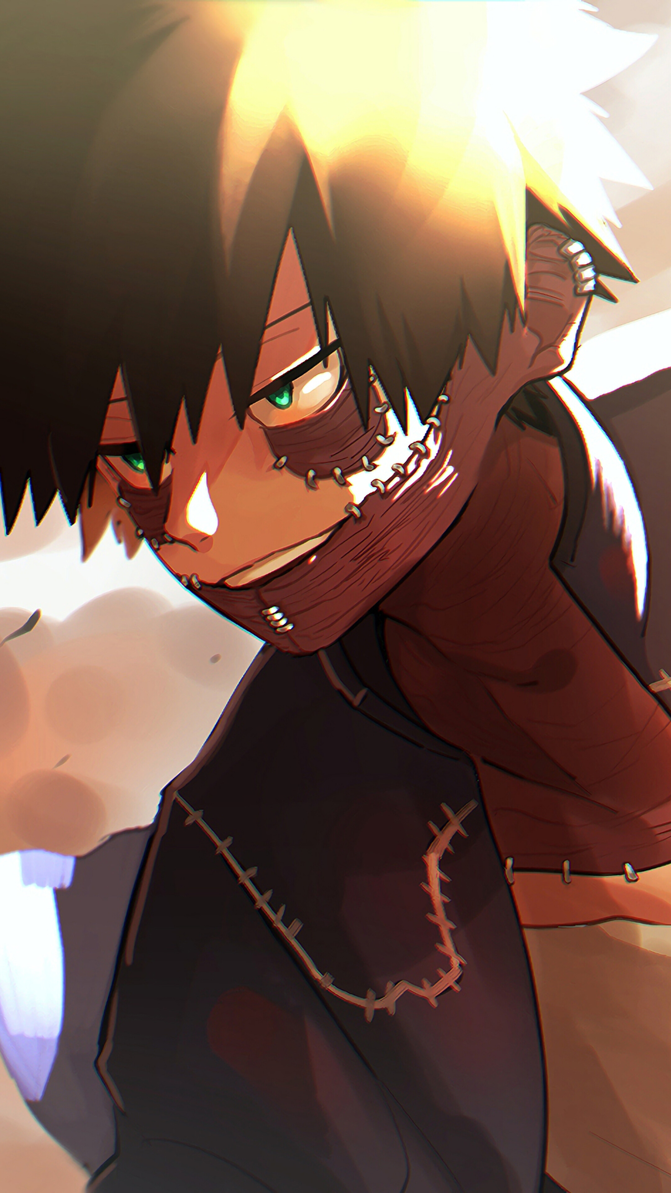 Dabi from My Hero Academia 4K HD Phone Wallpaper