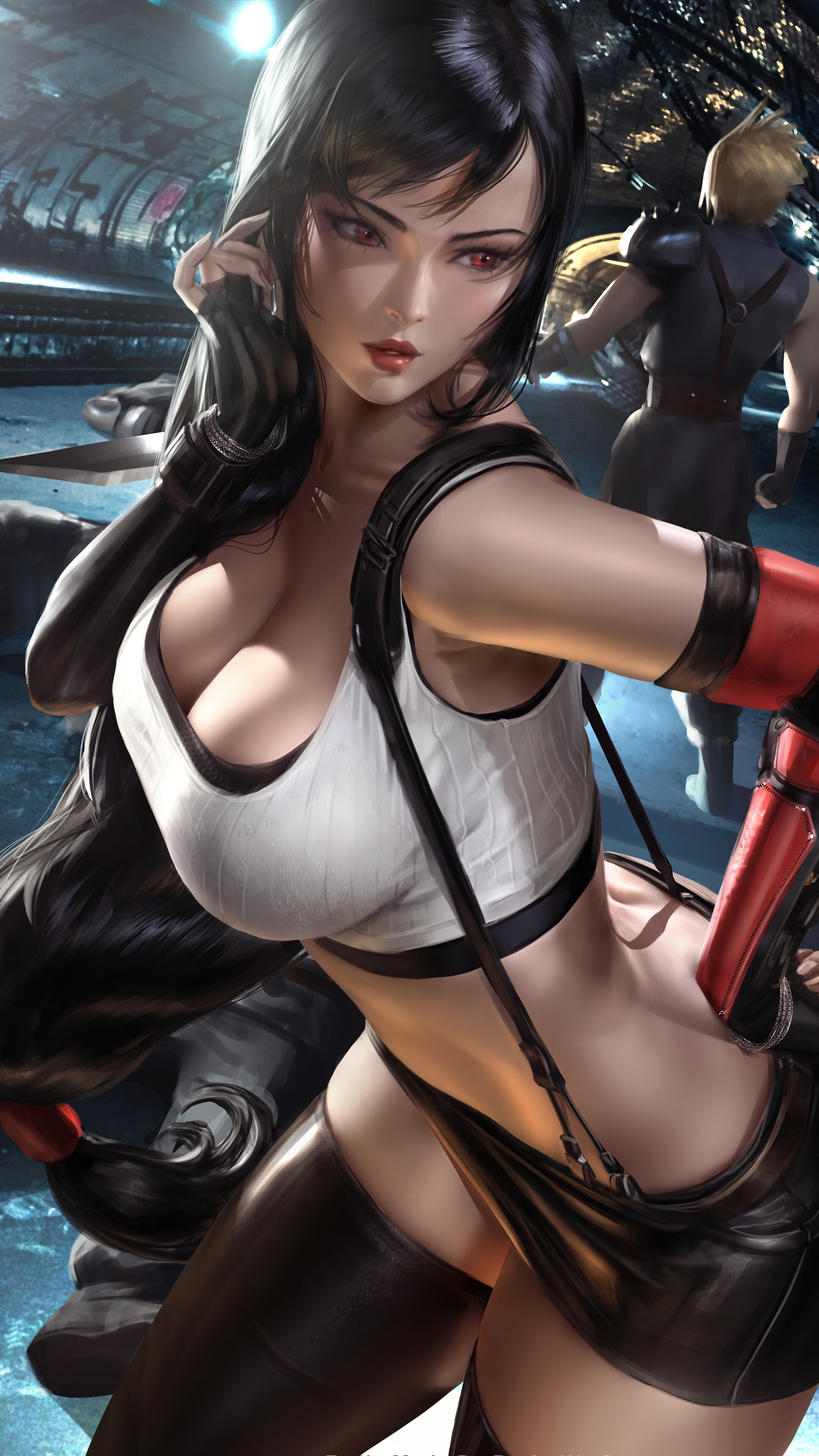Tifa Lockhart from Final Fantasy 7 Remake 4K HD Phone Wallpaper
