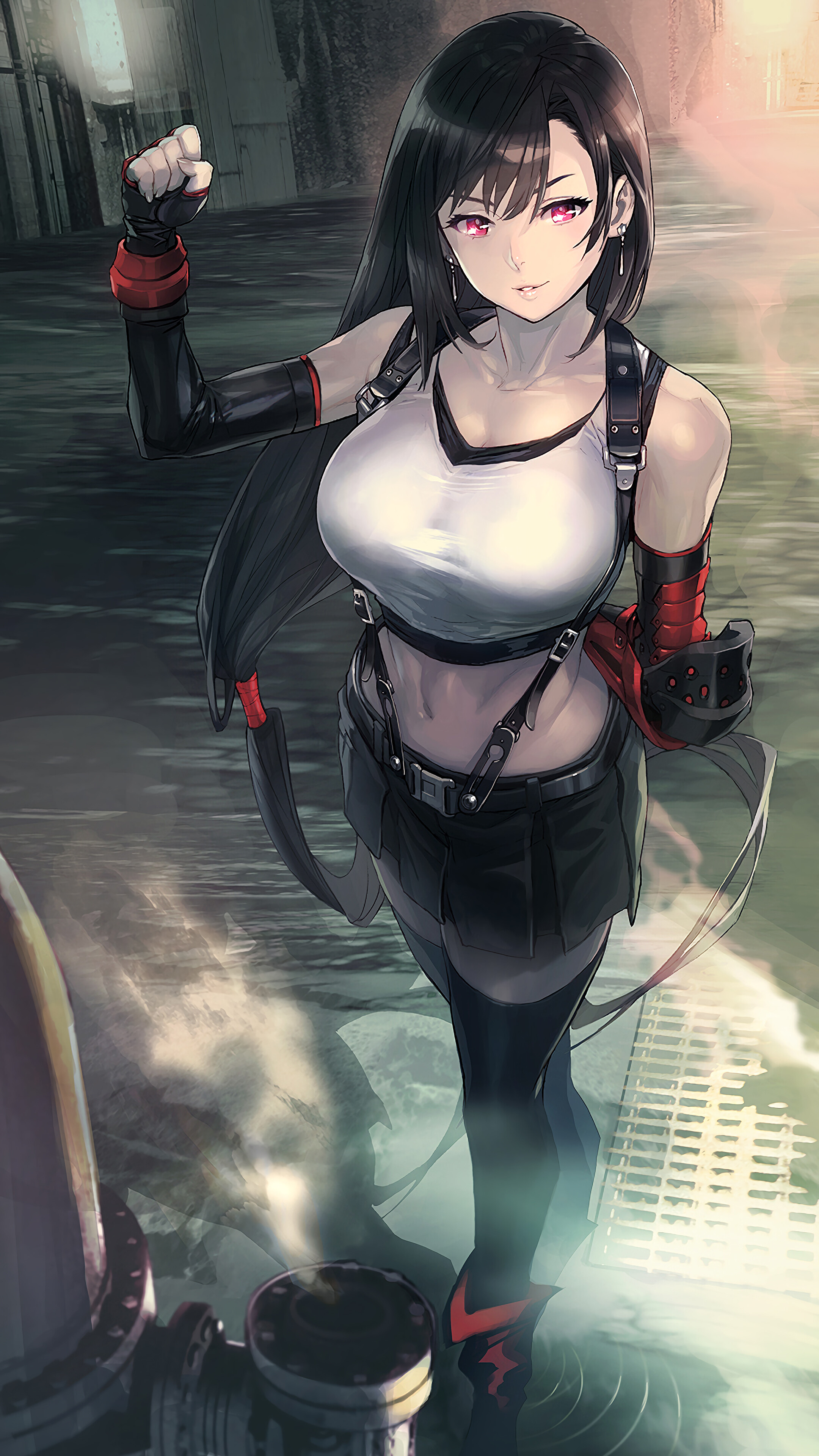 Tifa Lockhart from Final Fantasy 7 Remake 4K HD Phone Wallpaper