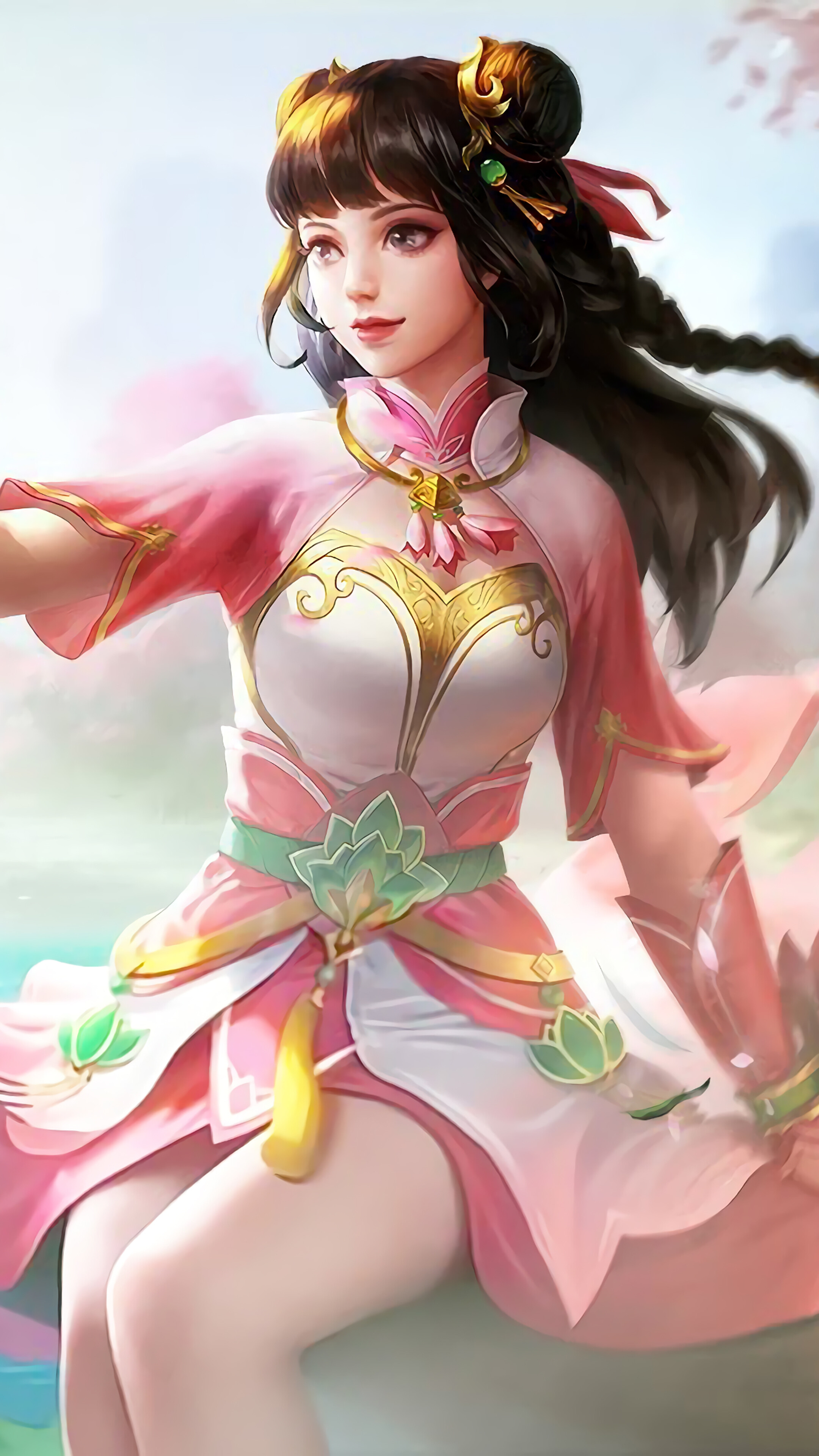 Guinevere, Lotus, Skin, Mobile Legends, 4k HD Phone Wallpaper