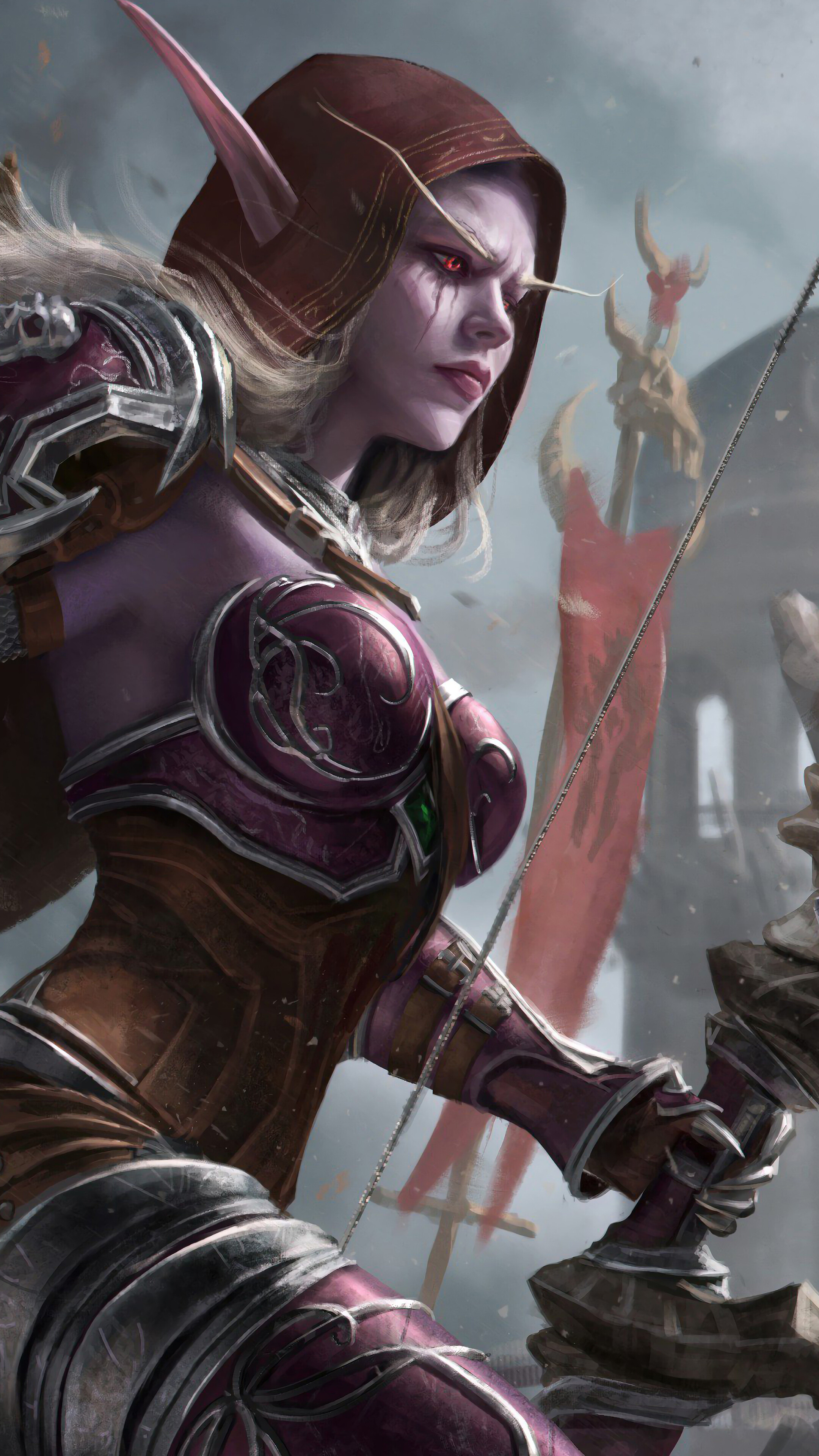 Sylvanas Windrunner, The Horde, Army, WoW HD HD Phone Wallpaper