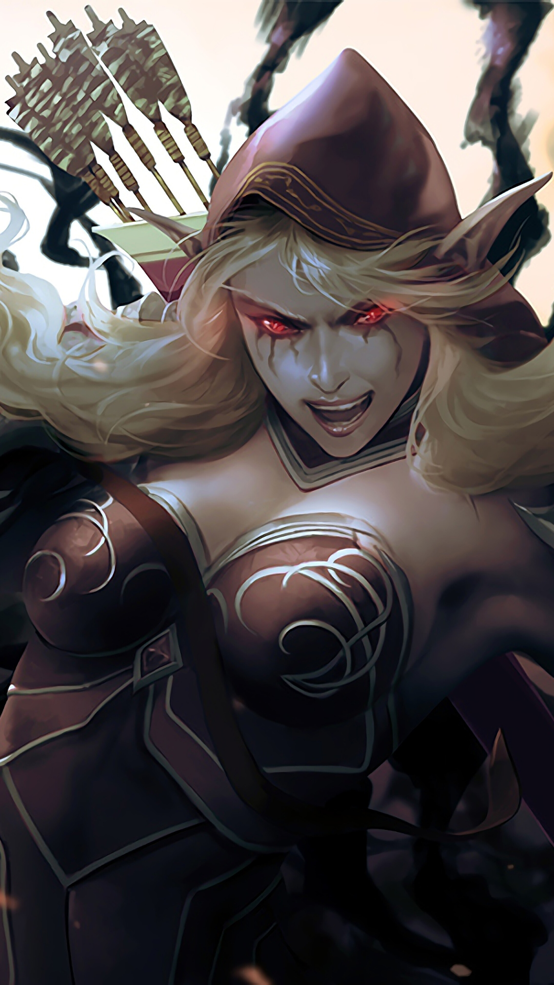Sylvanas Windrunner from World of Warcraft 4K HD Phone Wallpaper