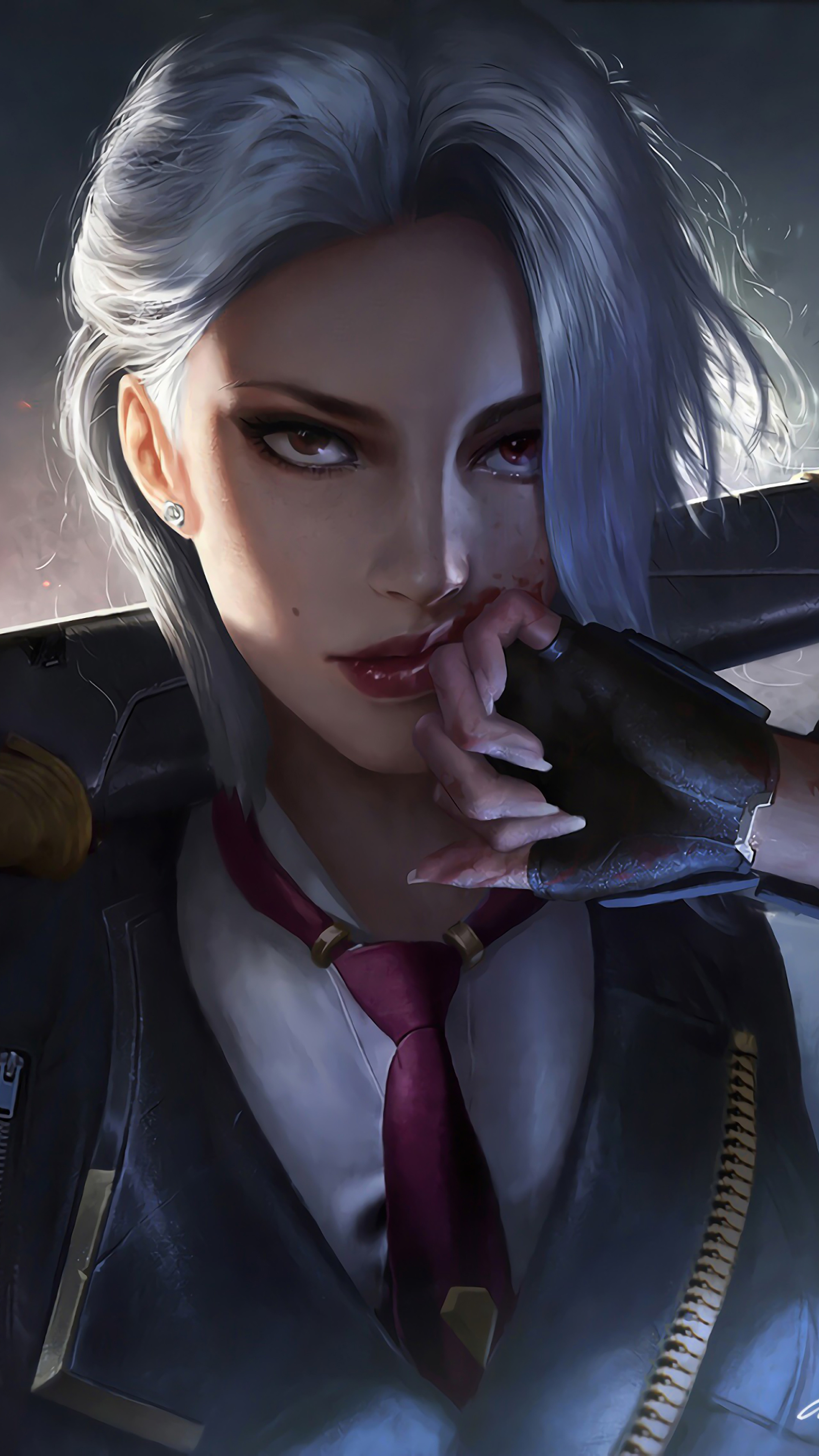 Ashe from Overwatch 4K HD Phone Wallpaper