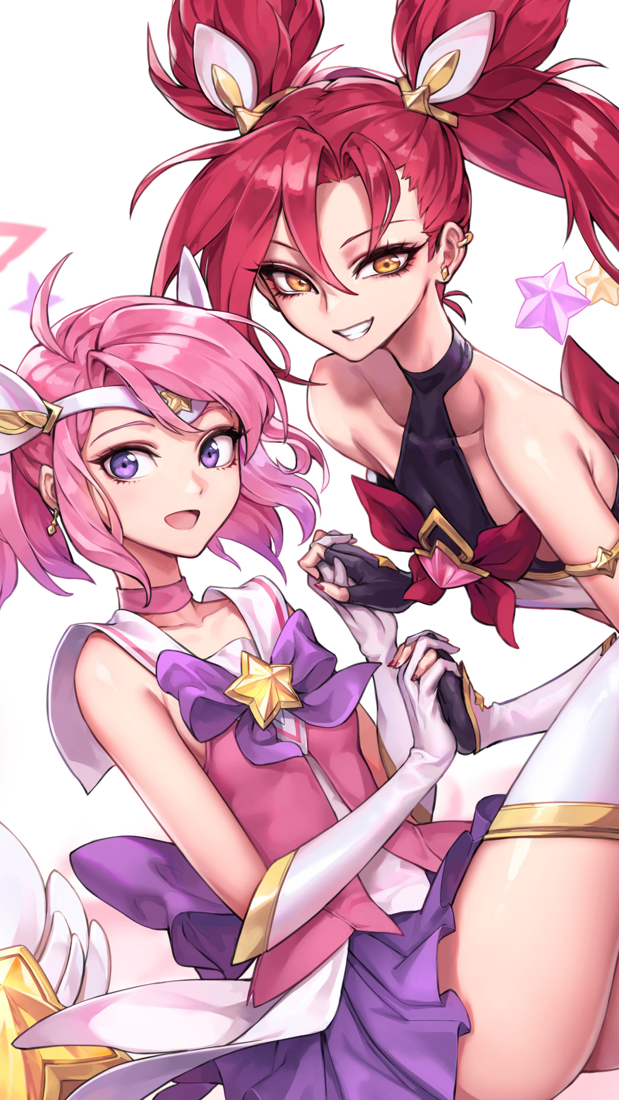 Jinx, Lux, LoL, Star Guardian HD HD Phone Wallpaper