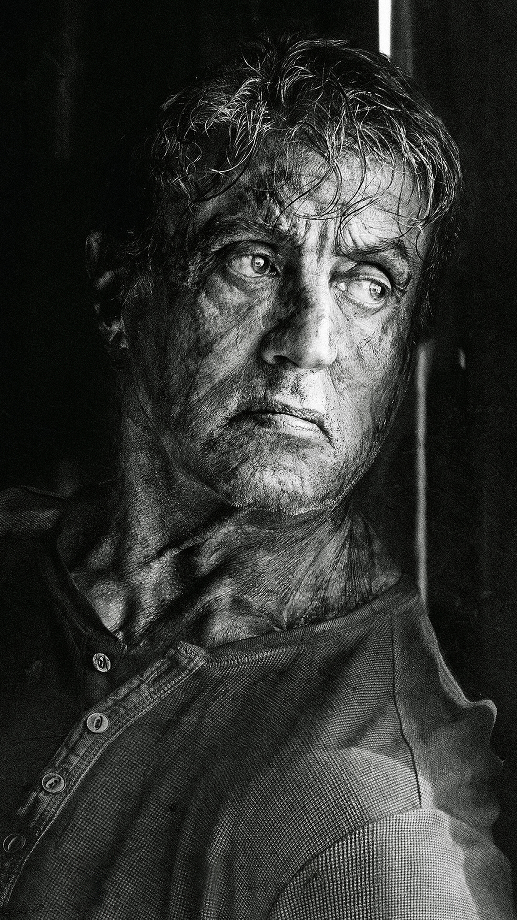 Sylvester Stallone as Rambo in Rambo: Last Blood 4K HD Phone Wallpaper
