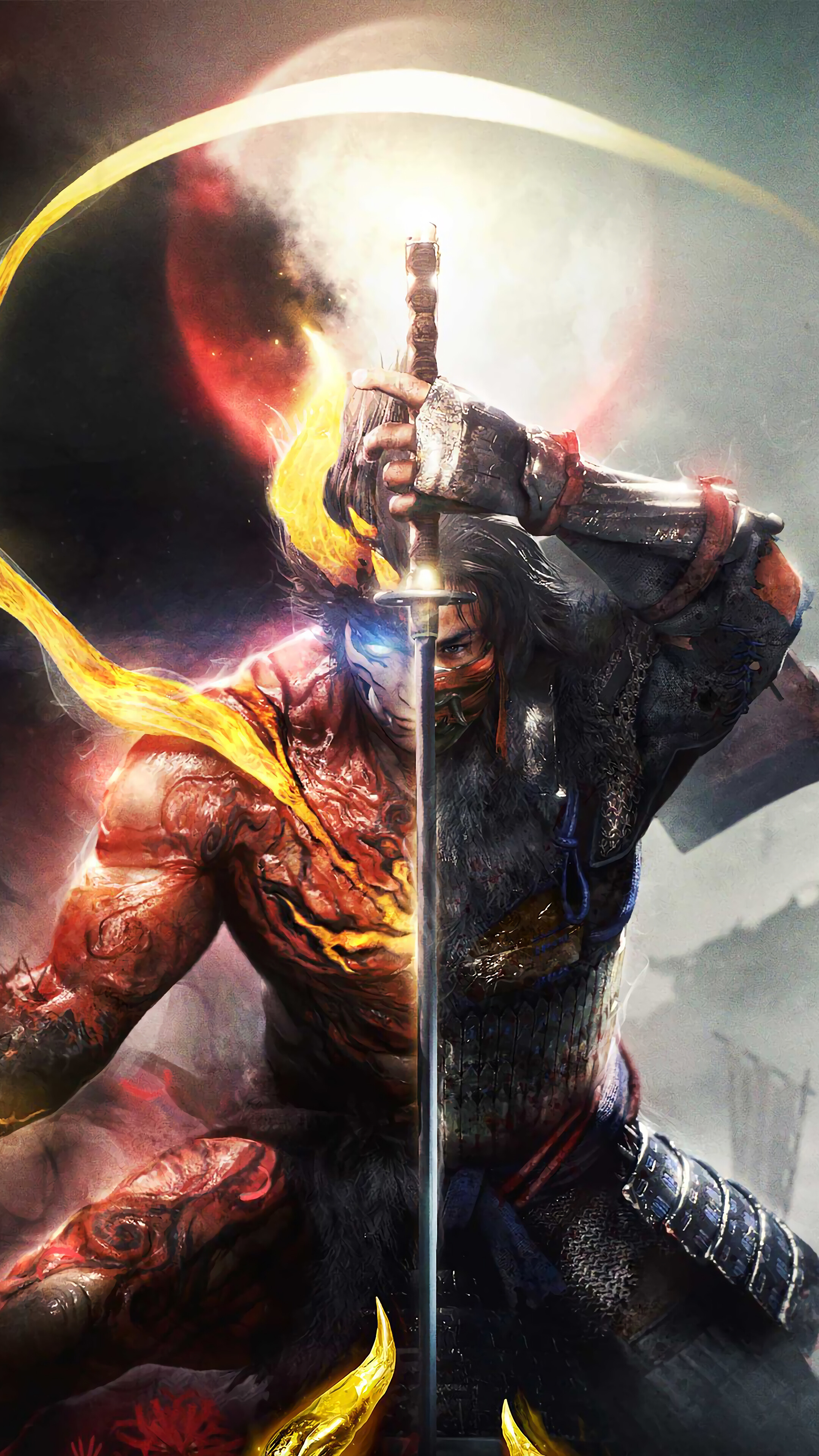 Nioh 2 4K HD Phone Wallpaper