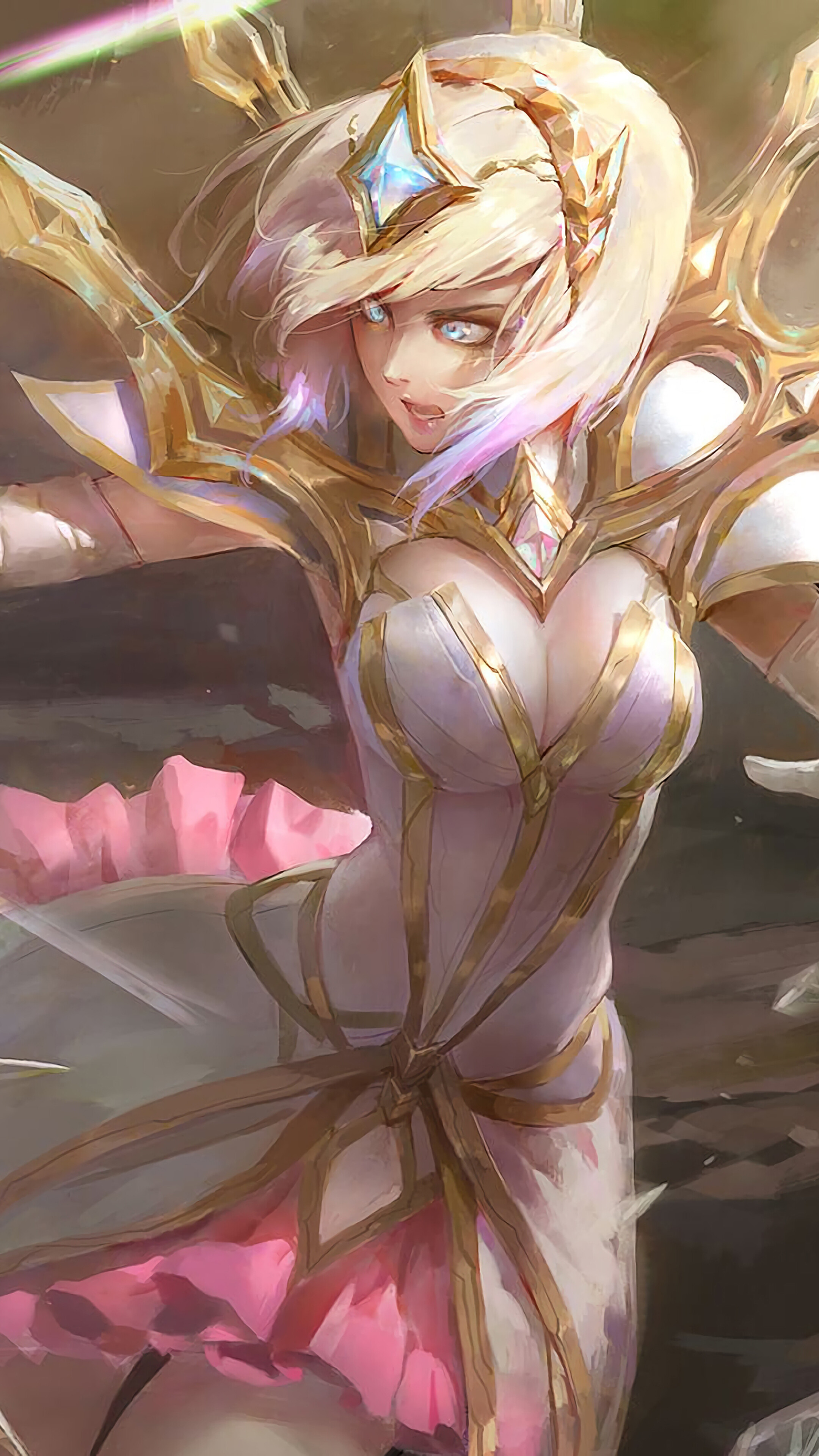 Elementalist Lux from League of Legends 4K HD Phone Wallpaper