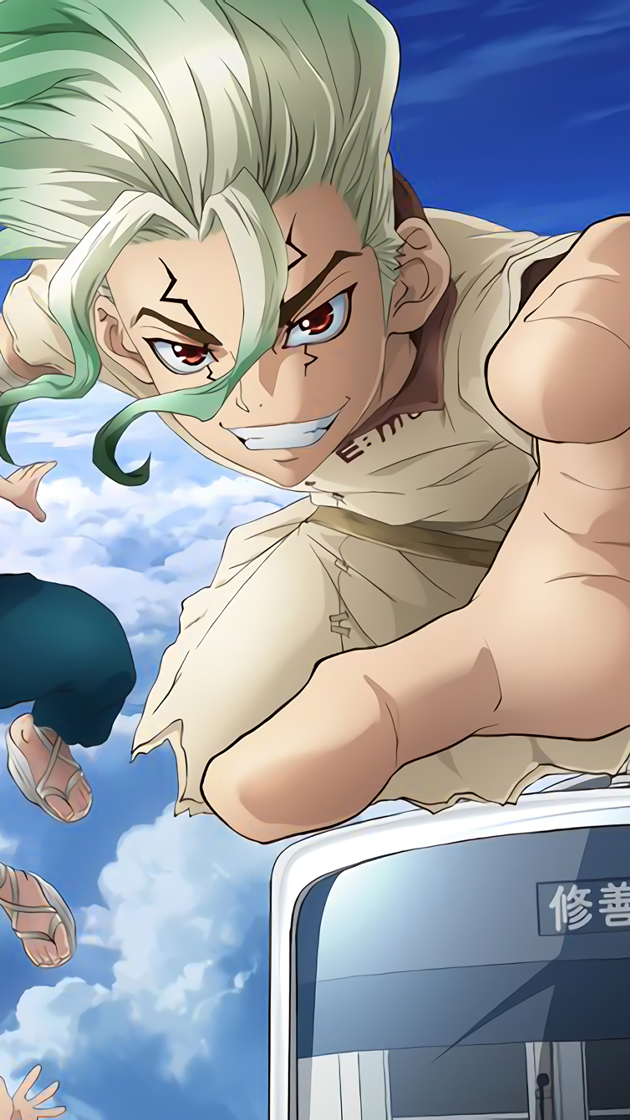 Dr. Stone, Senku Ishigami, Characters, 4k HD Phone Wallpaper