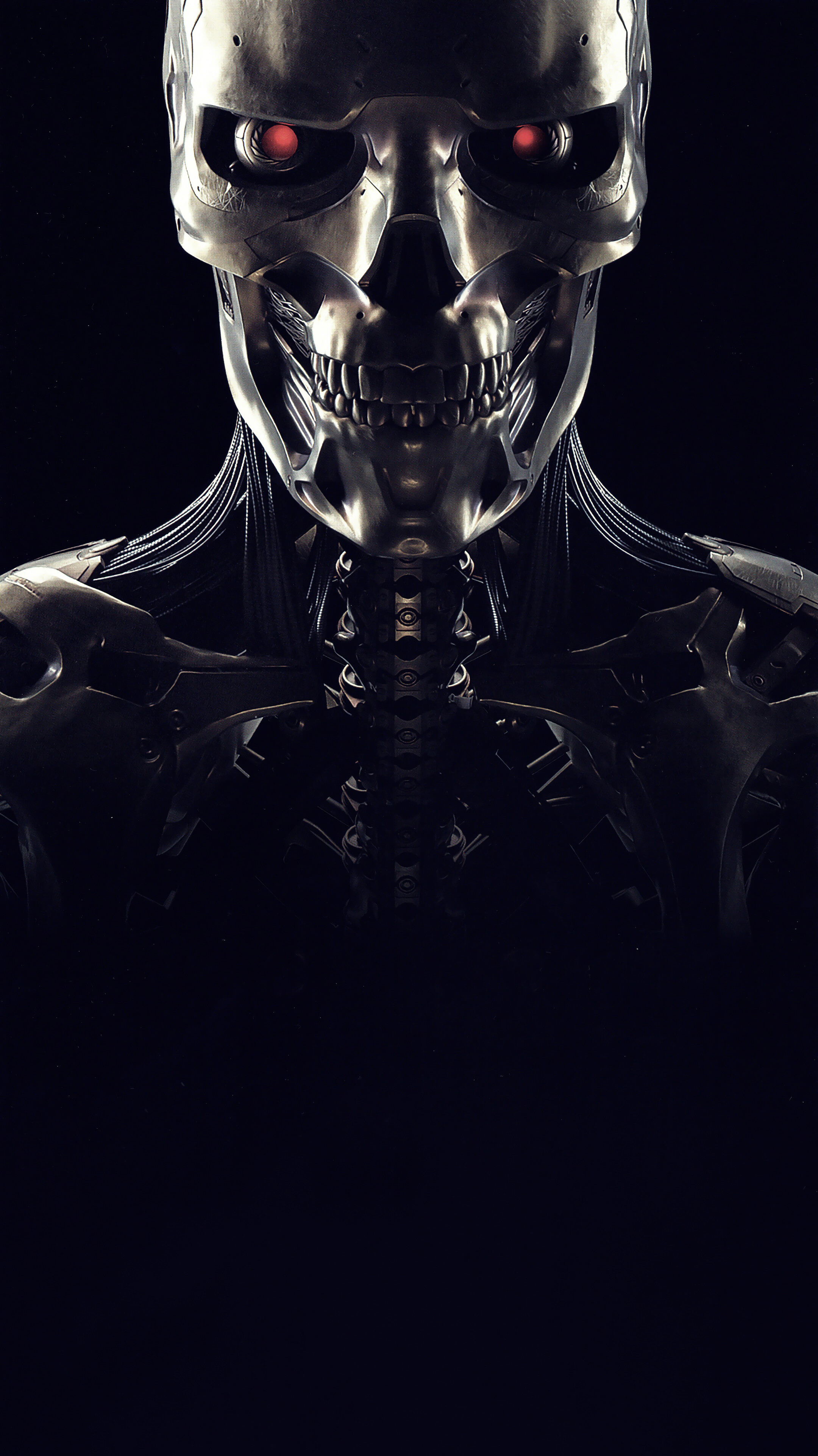 Terminator from Terminator Dark Fate 4K HD Phone Wallpaper