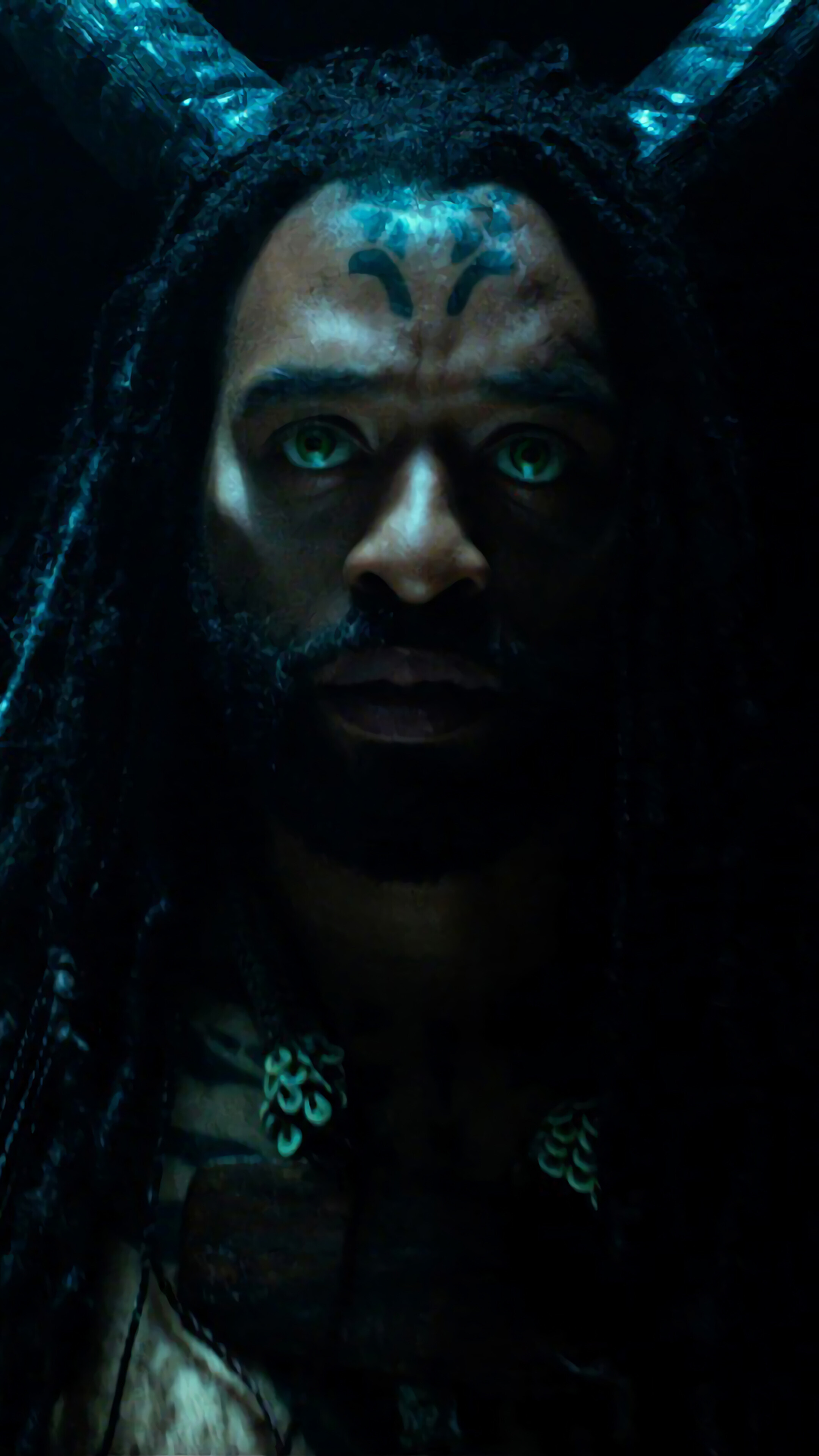 Chiwetel Ejiofor as Maleficent's Horned Companion in 4K HD Phone Wallpaper