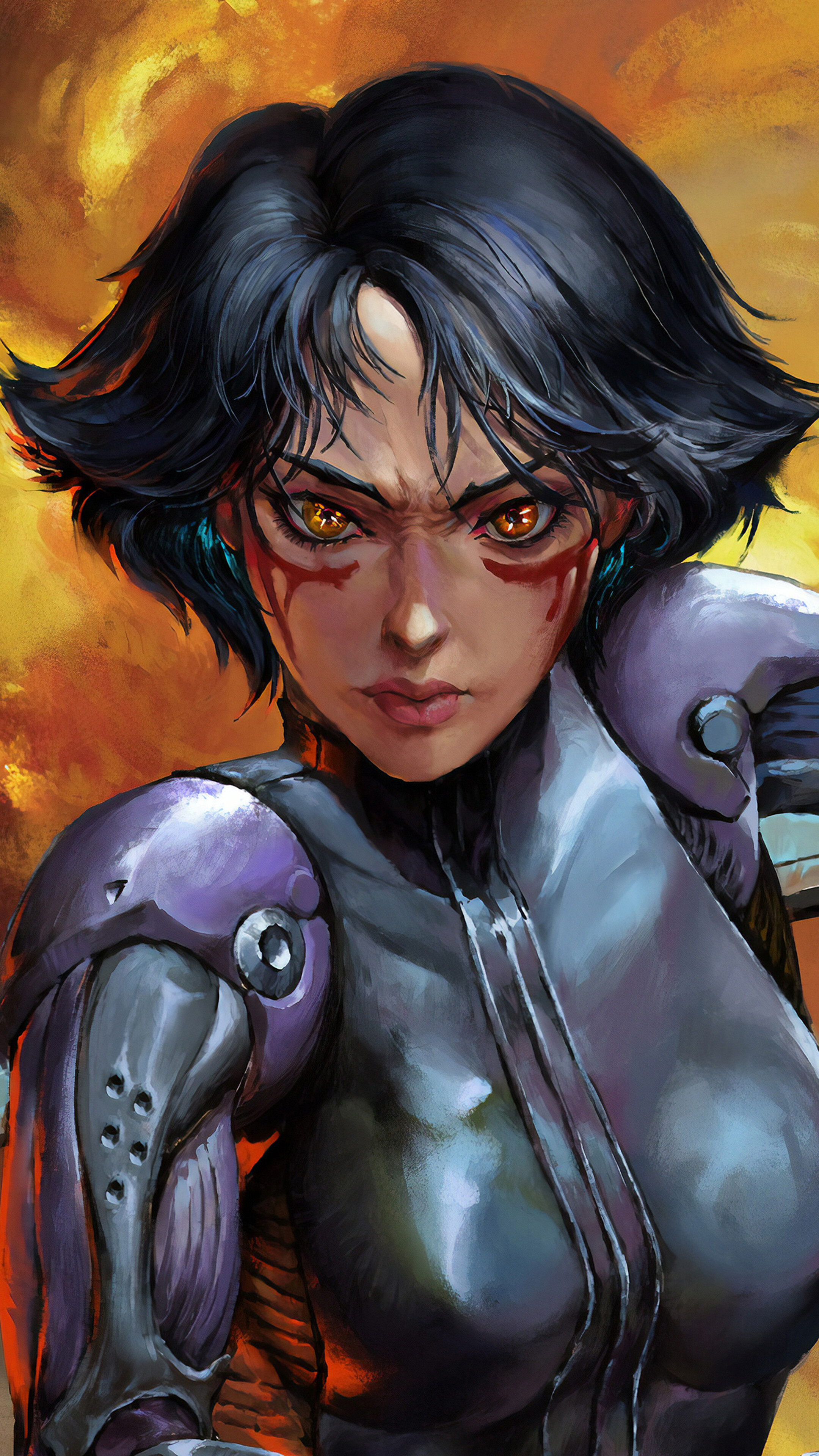Alita from Alita: Battle Angel HD Phone Wallpaper