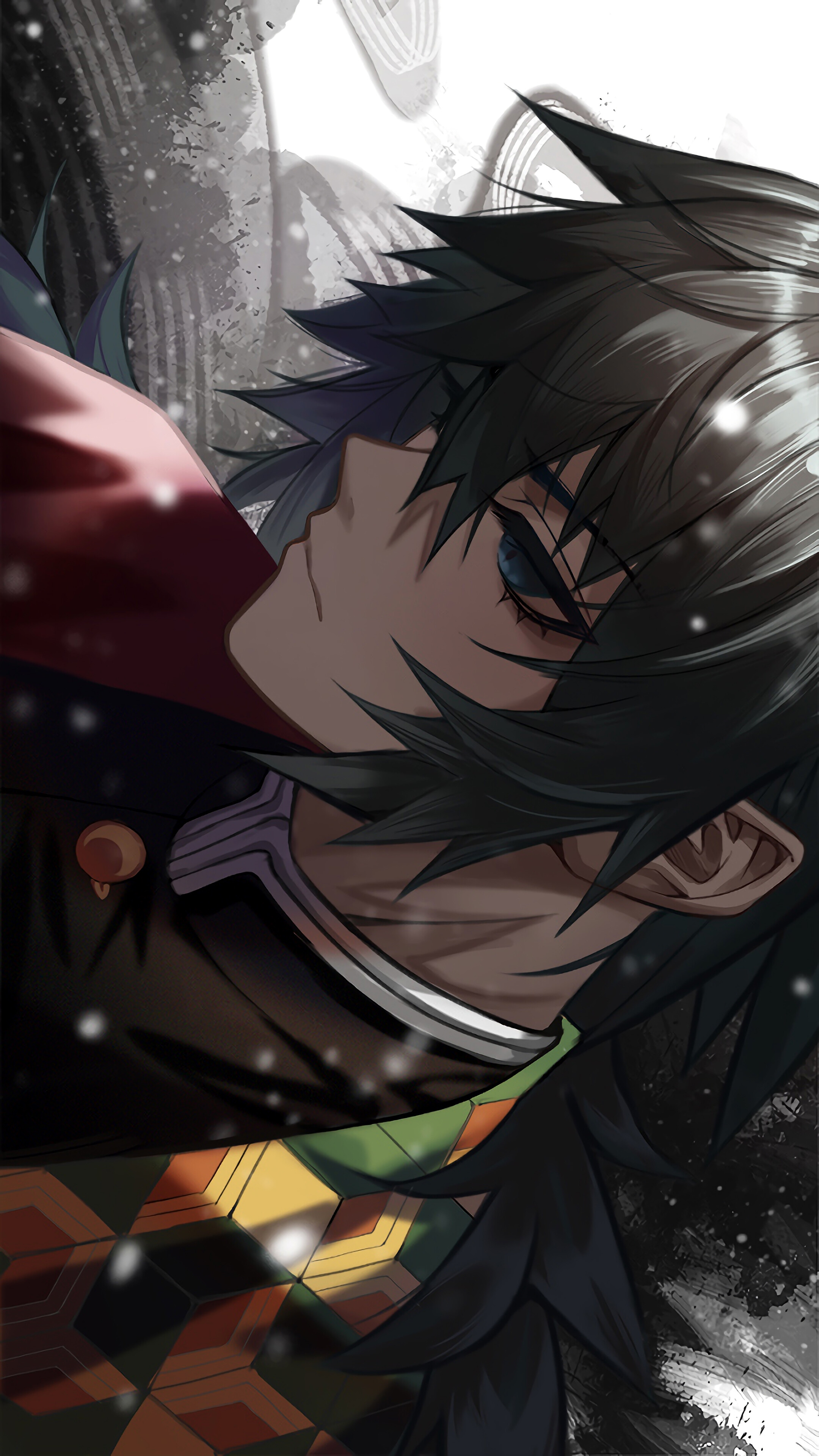 Giyu Tomioka from Kimetsu no Yaiba 4K HD Phone Wallpaper