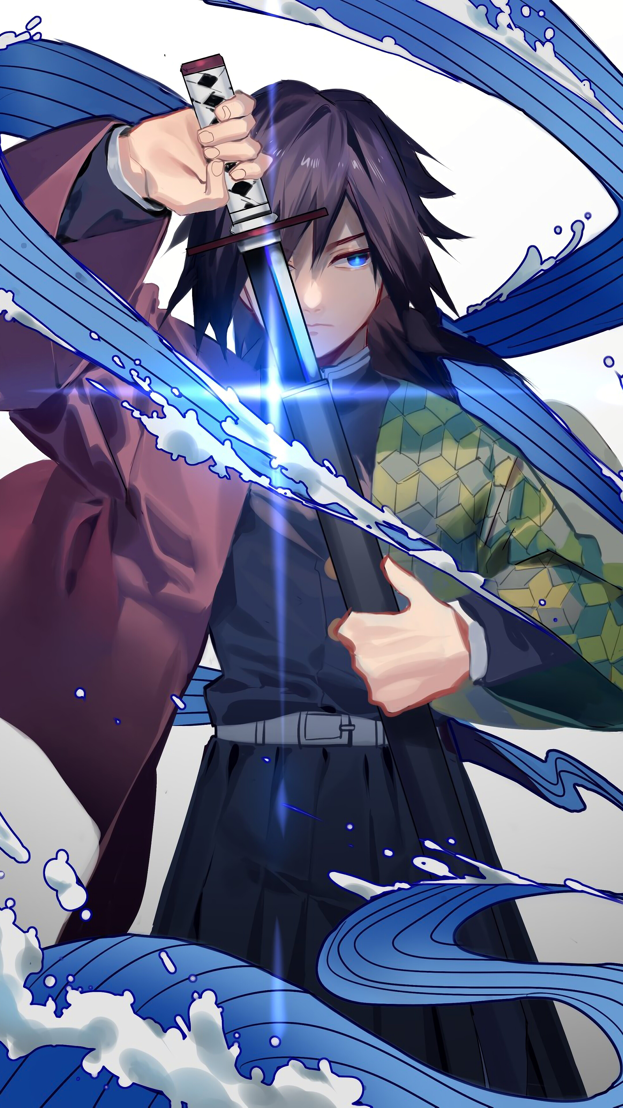 Giyu Tomioka, Kimetsu no Yaiba, 4k HD Phone Wallpaper