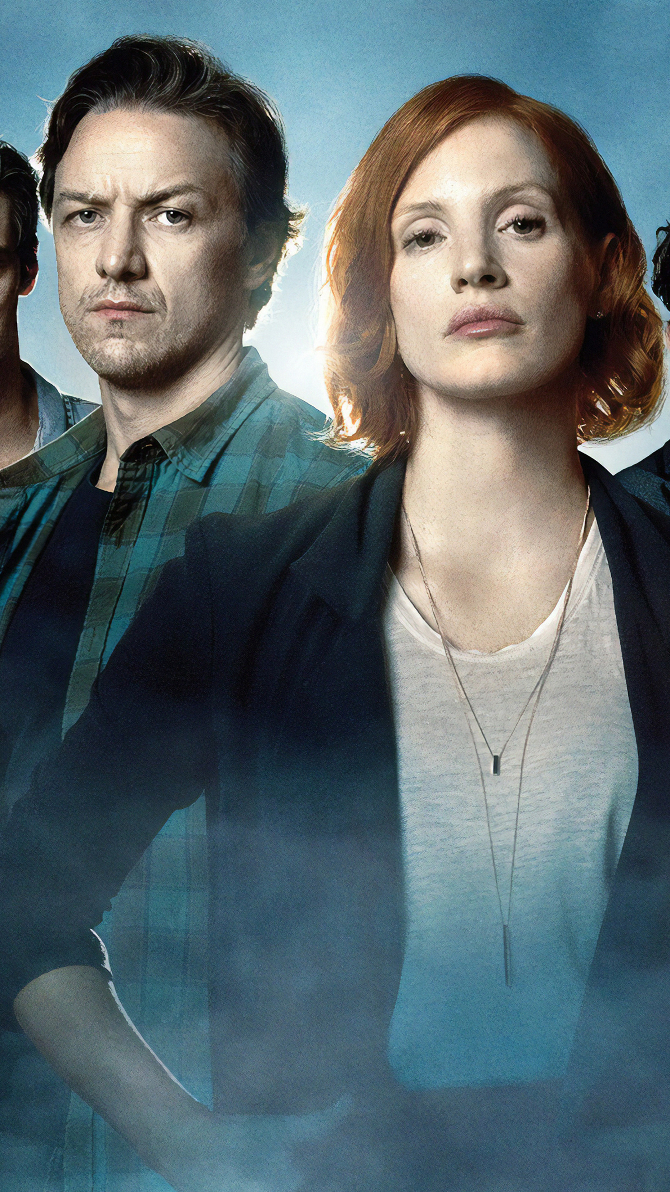James McAvoy and Jessica Chastain from It Chapter 2 HD Phone Wallpaper